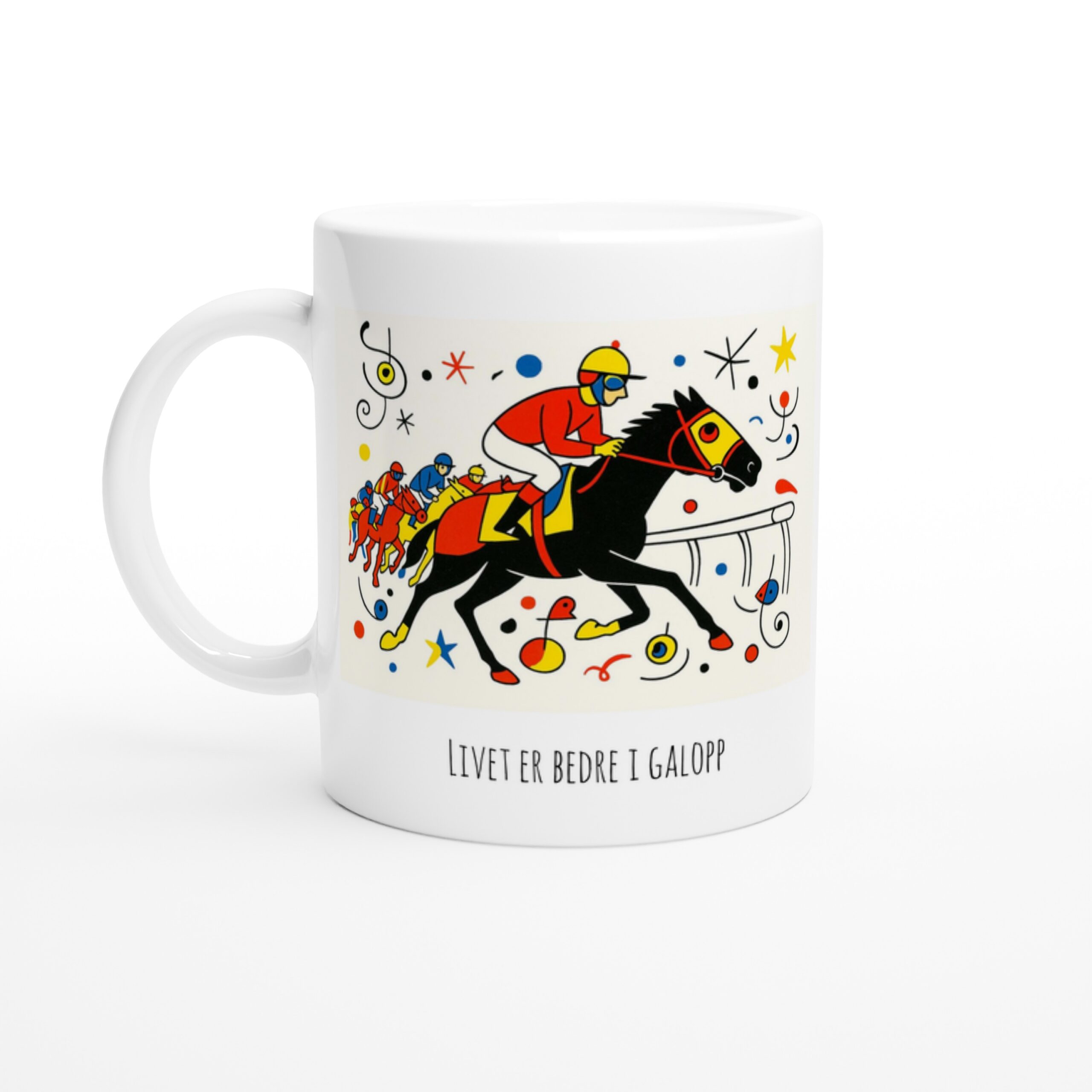 Klassisk keramisk krus med bilde (325ml) - Biomorf II - Bilde 2