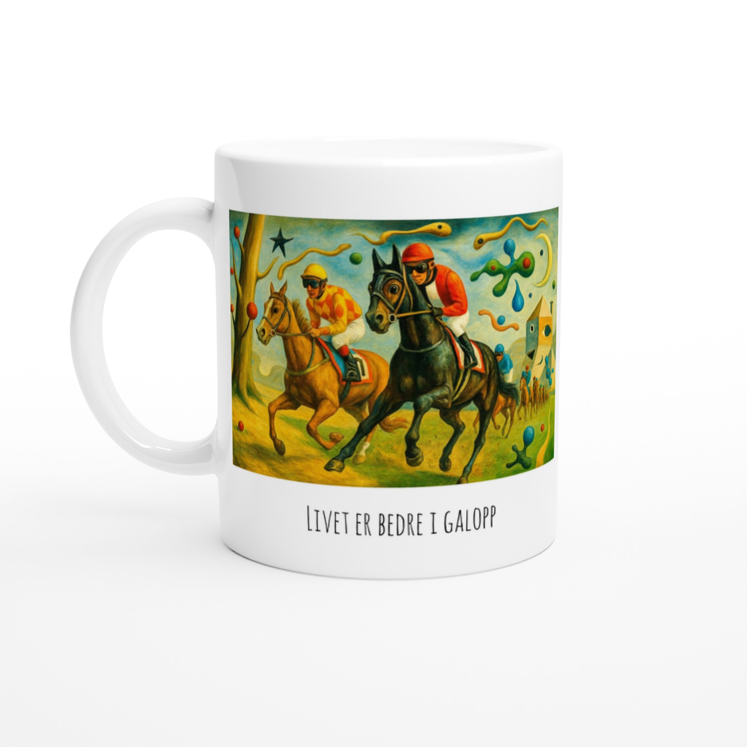 Klassisk keramisk krus med bilde (325ml) - Surrealistisk drøm I - Bilde 2