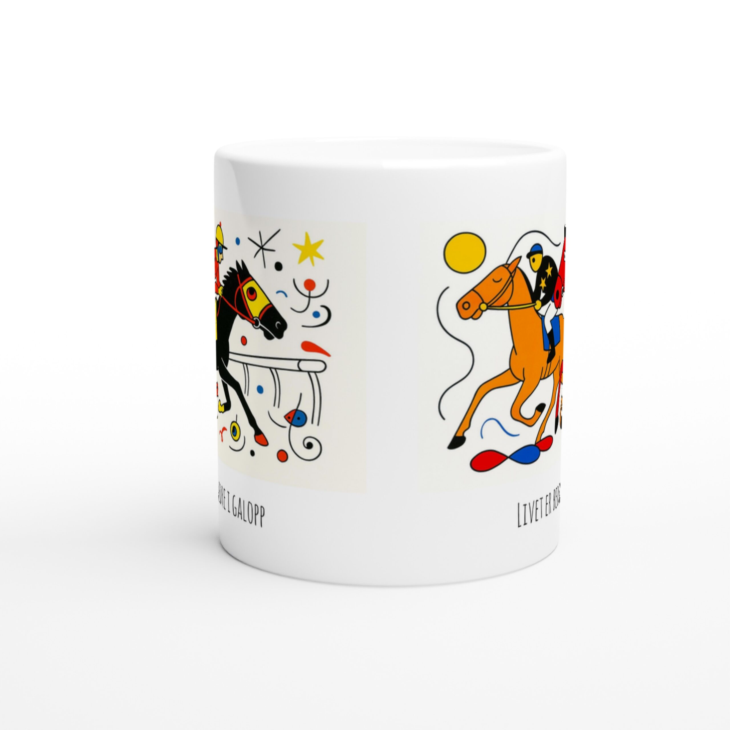 Klassisk keramisk krus med bilde (325ml) - Biomorf II - Bilde 3