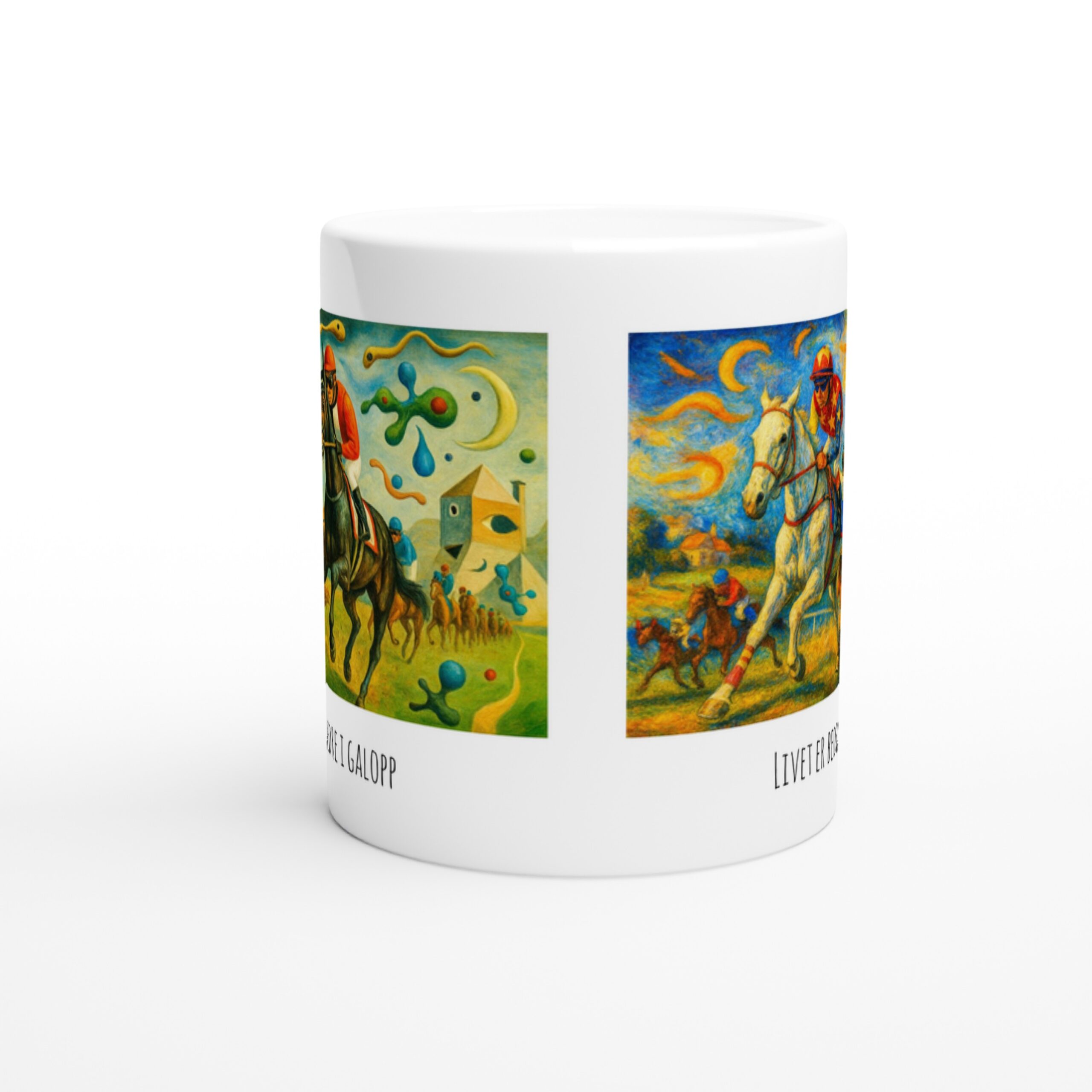 Klassisk keramisk krus med bilde (325ml) - Surrealistisk drøm I - Bilde 3