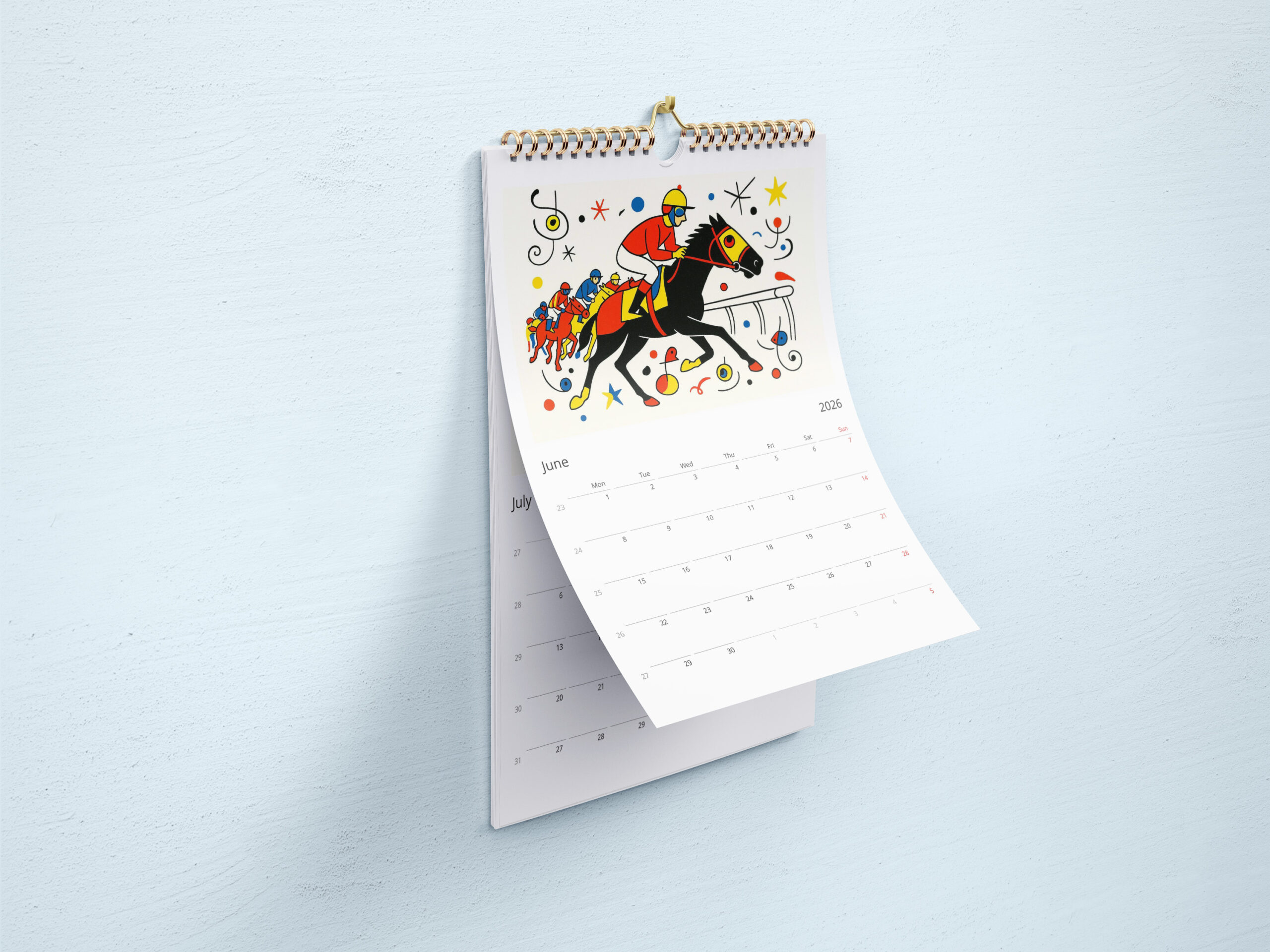 2026 kalender Surrealistisk biomorf - Bilde 4