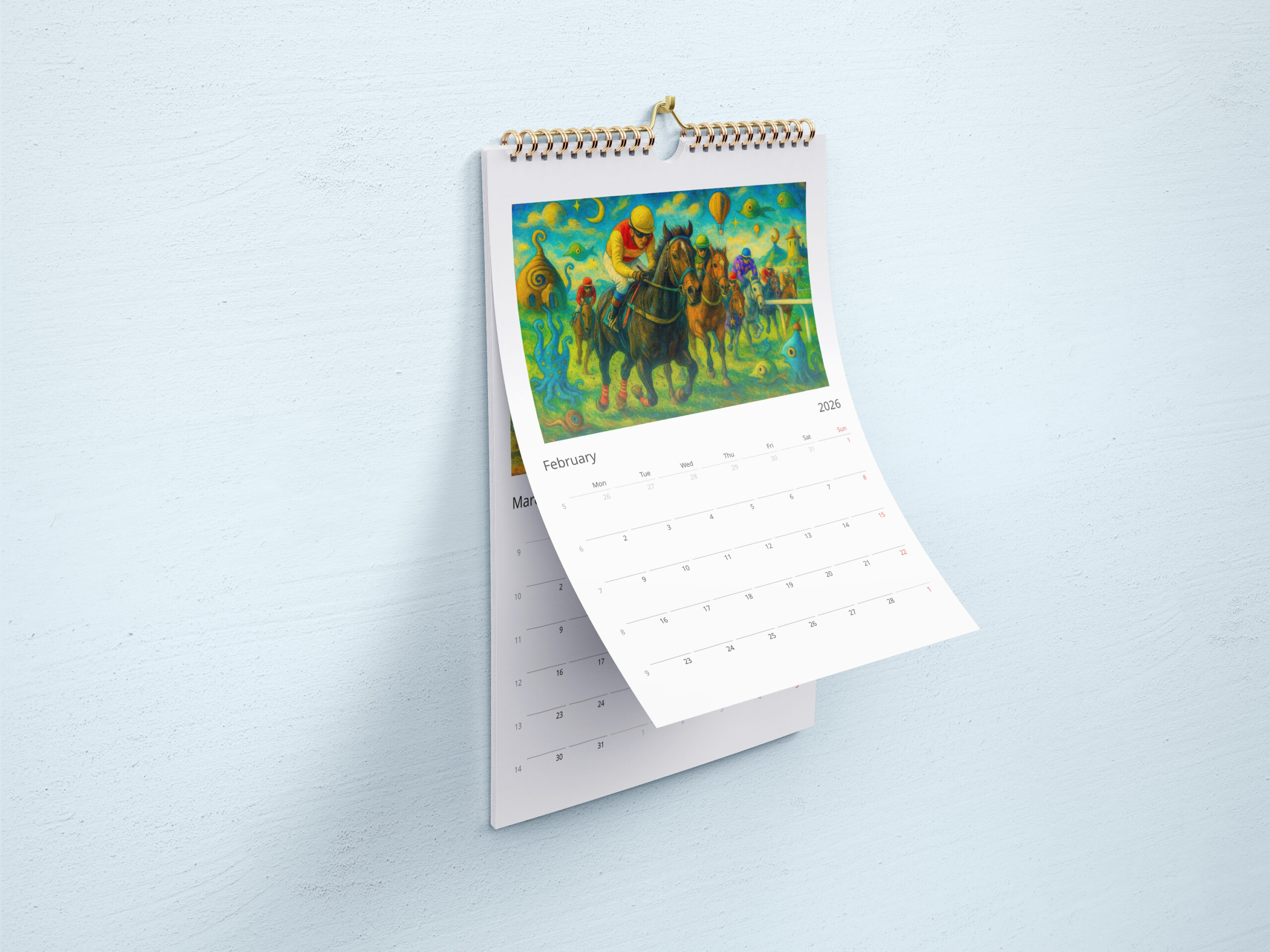 2026 kalender Surrealistisk drøm - Bilde 4