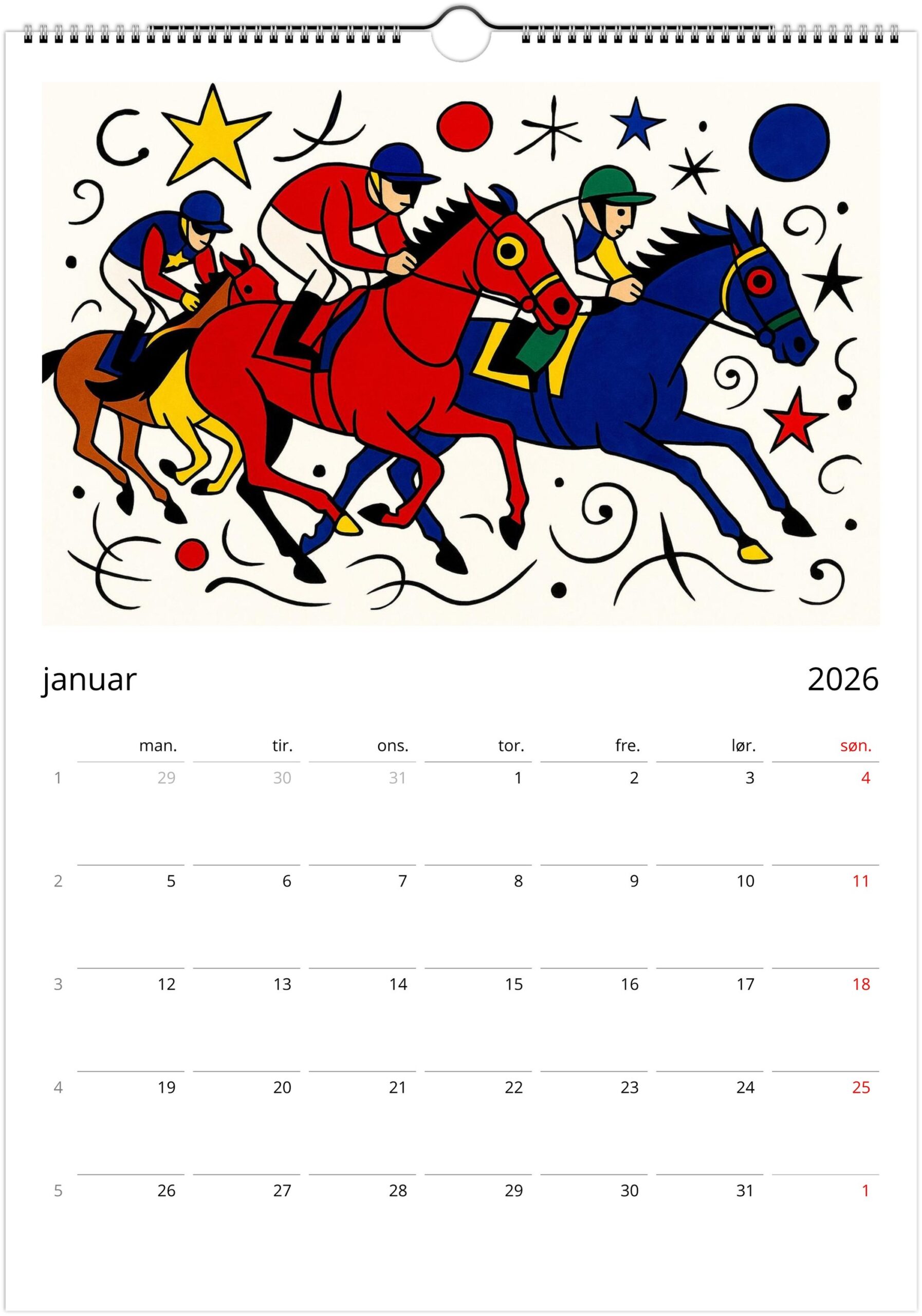 2026 kalender Surrealistisk biomorf - Bilde 5