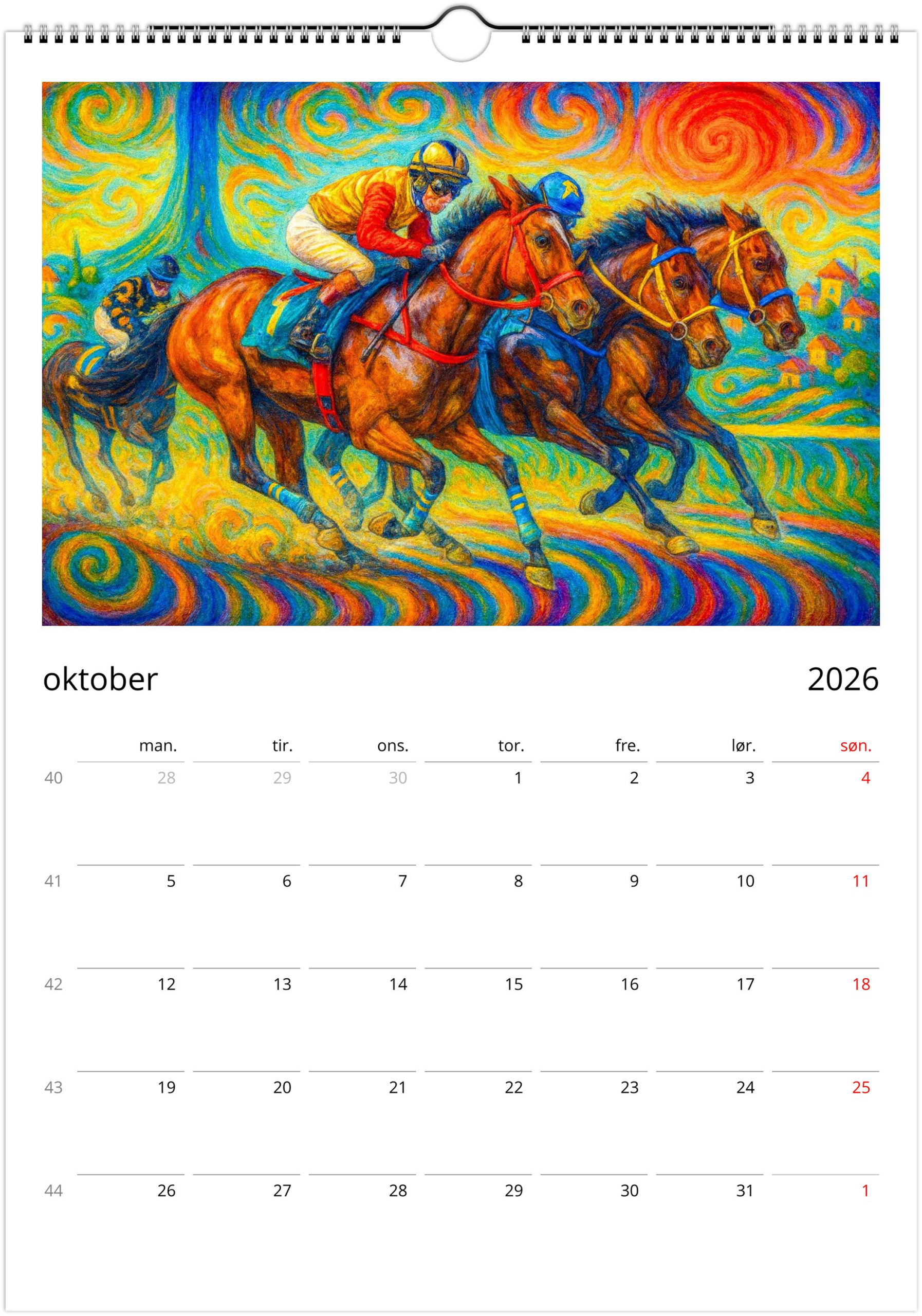 2026 kalender Surrealistisk drøm - Bilde 14