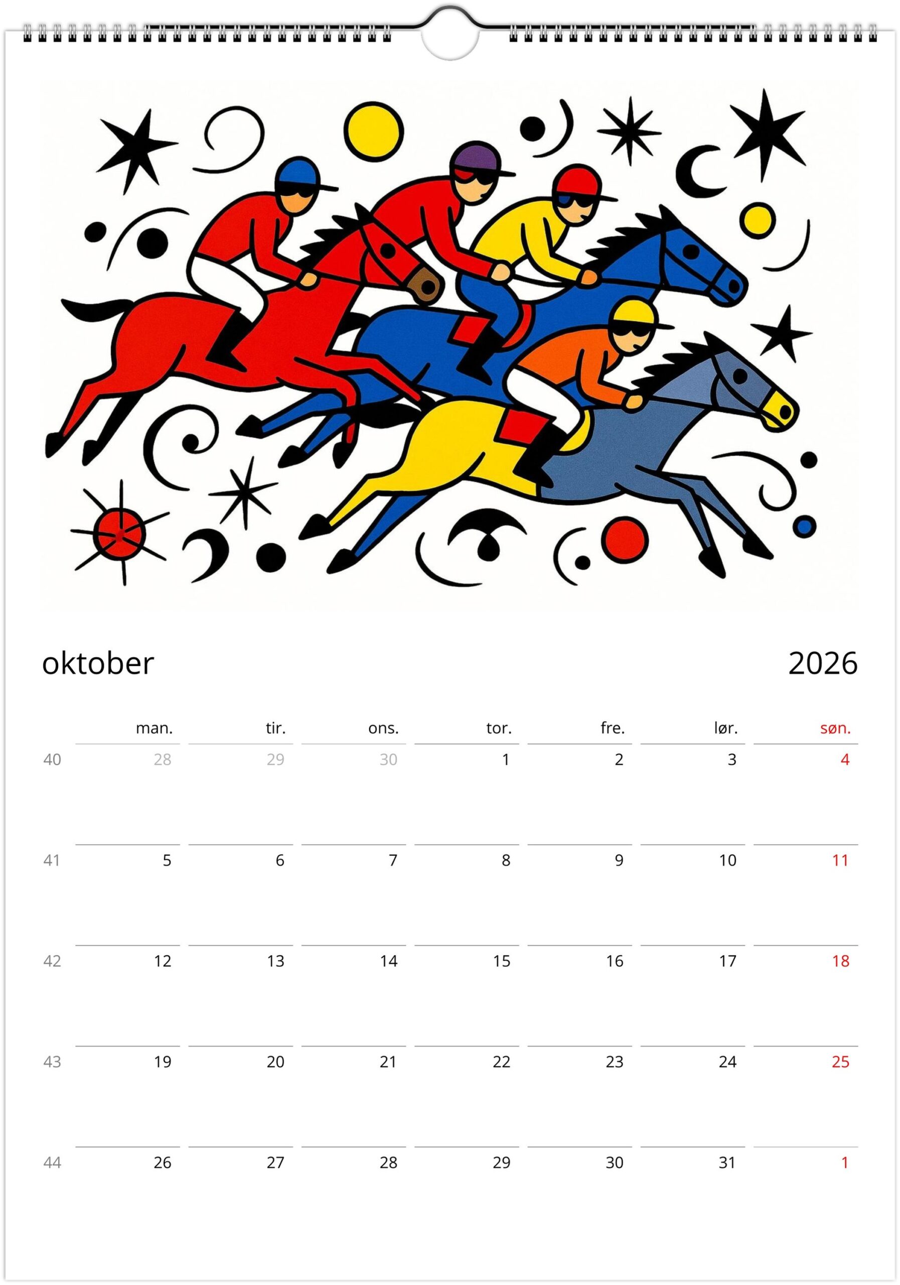2026 kalender Surrealistisk biomorf - Bilde 14