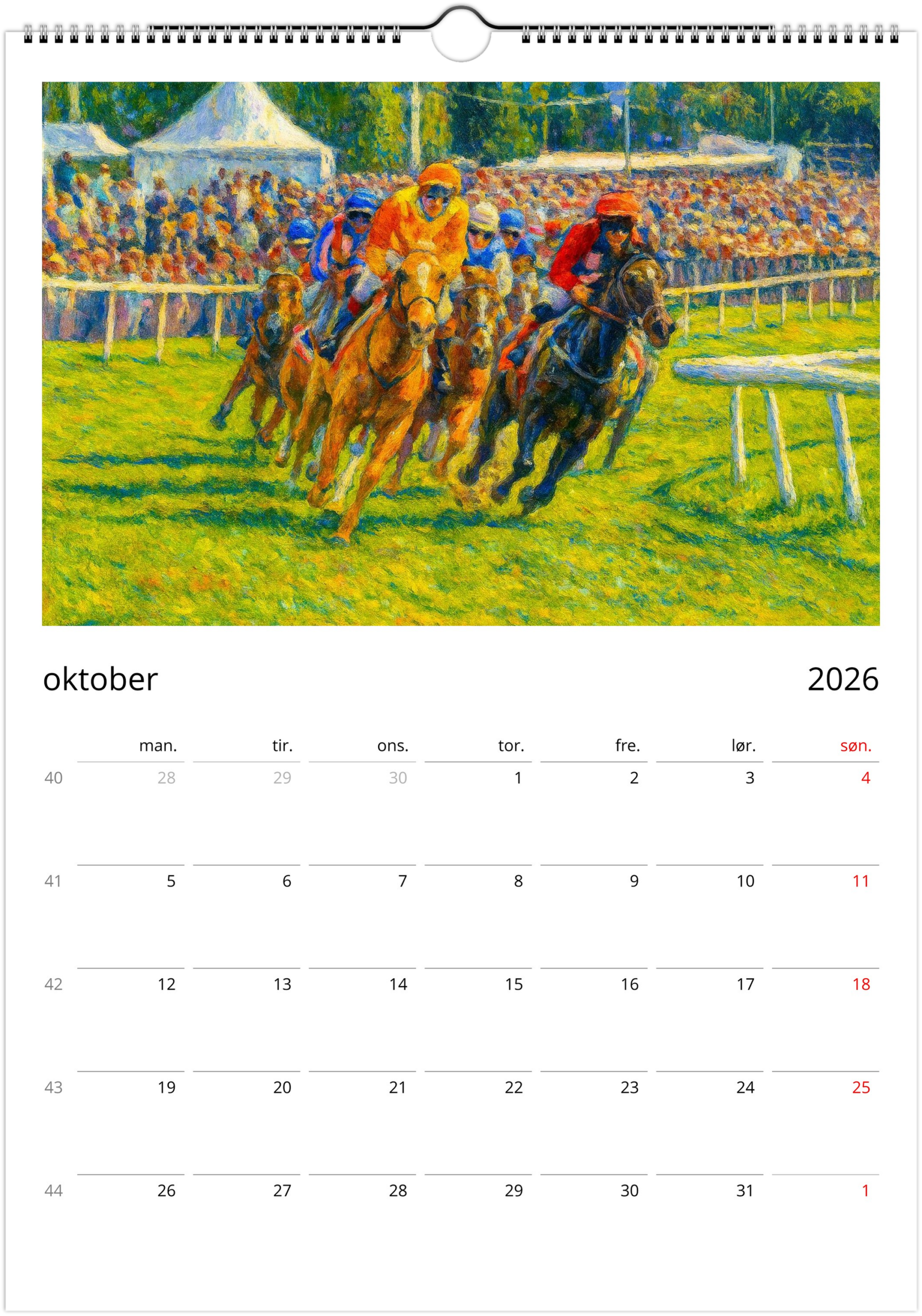 2026 kalender Impresjonisme - Bilde 14