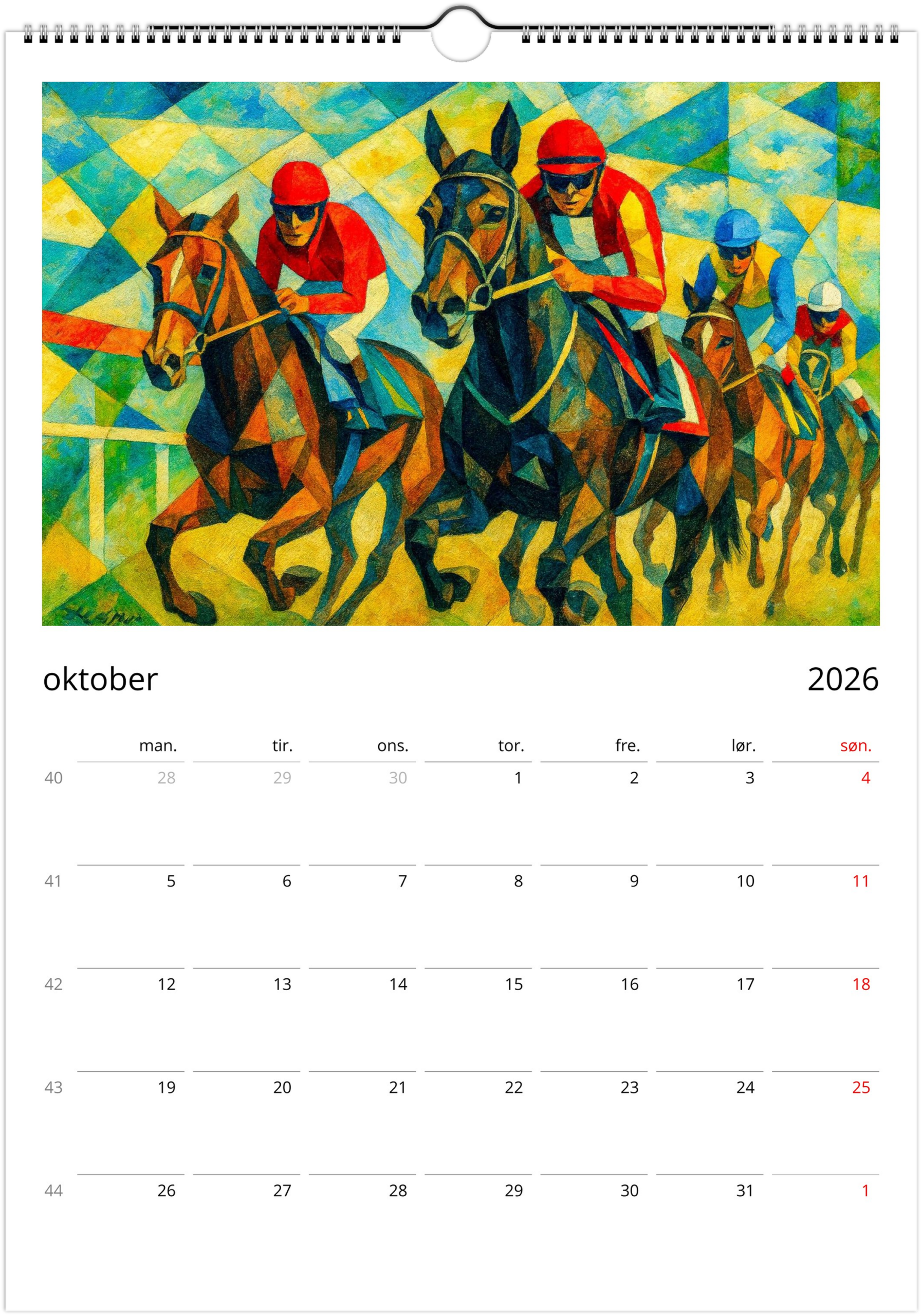 2026 kalender Kubisme - Bilde 14