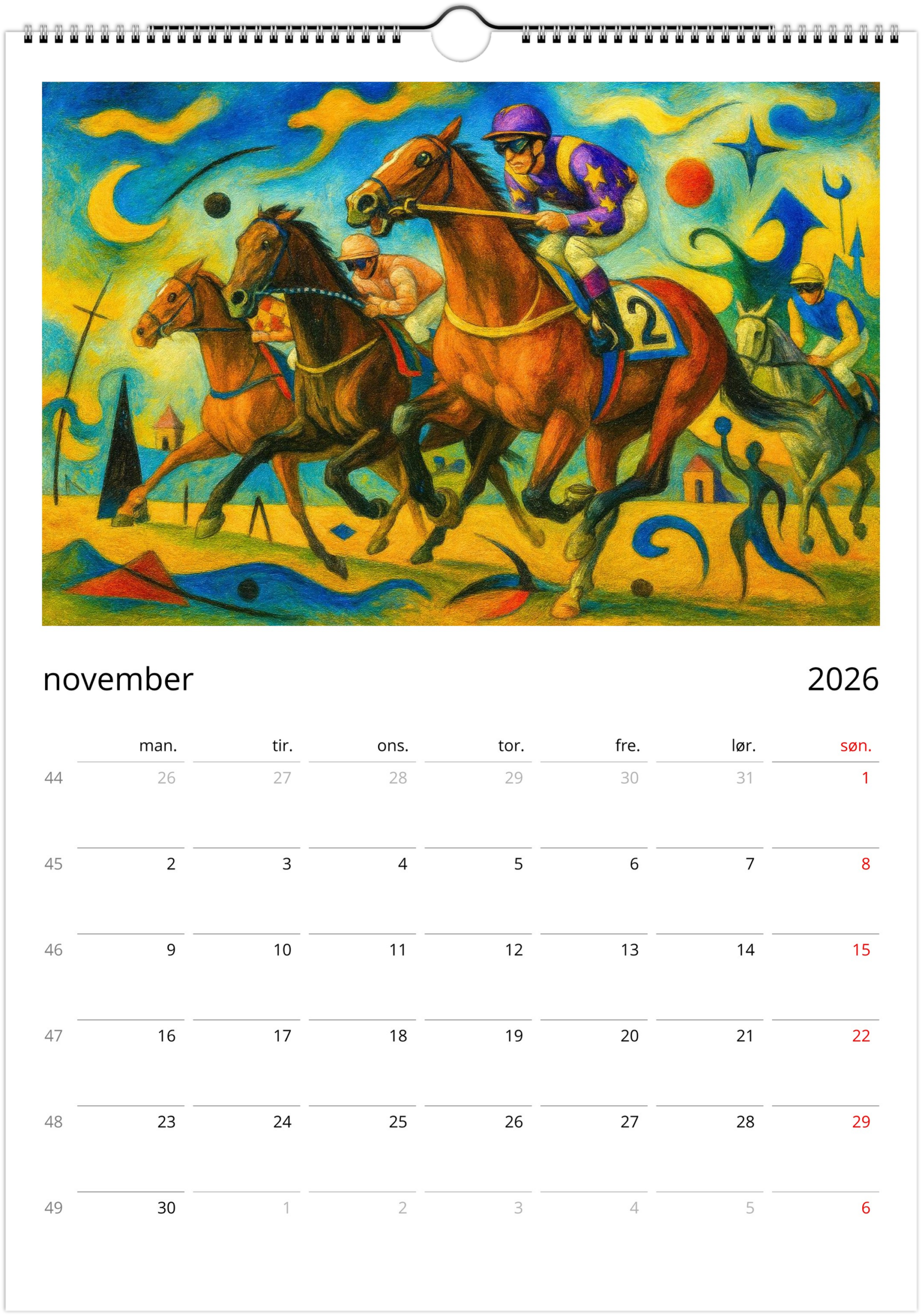 2026 kalender Surrealistisk drøm - Bilde 15
