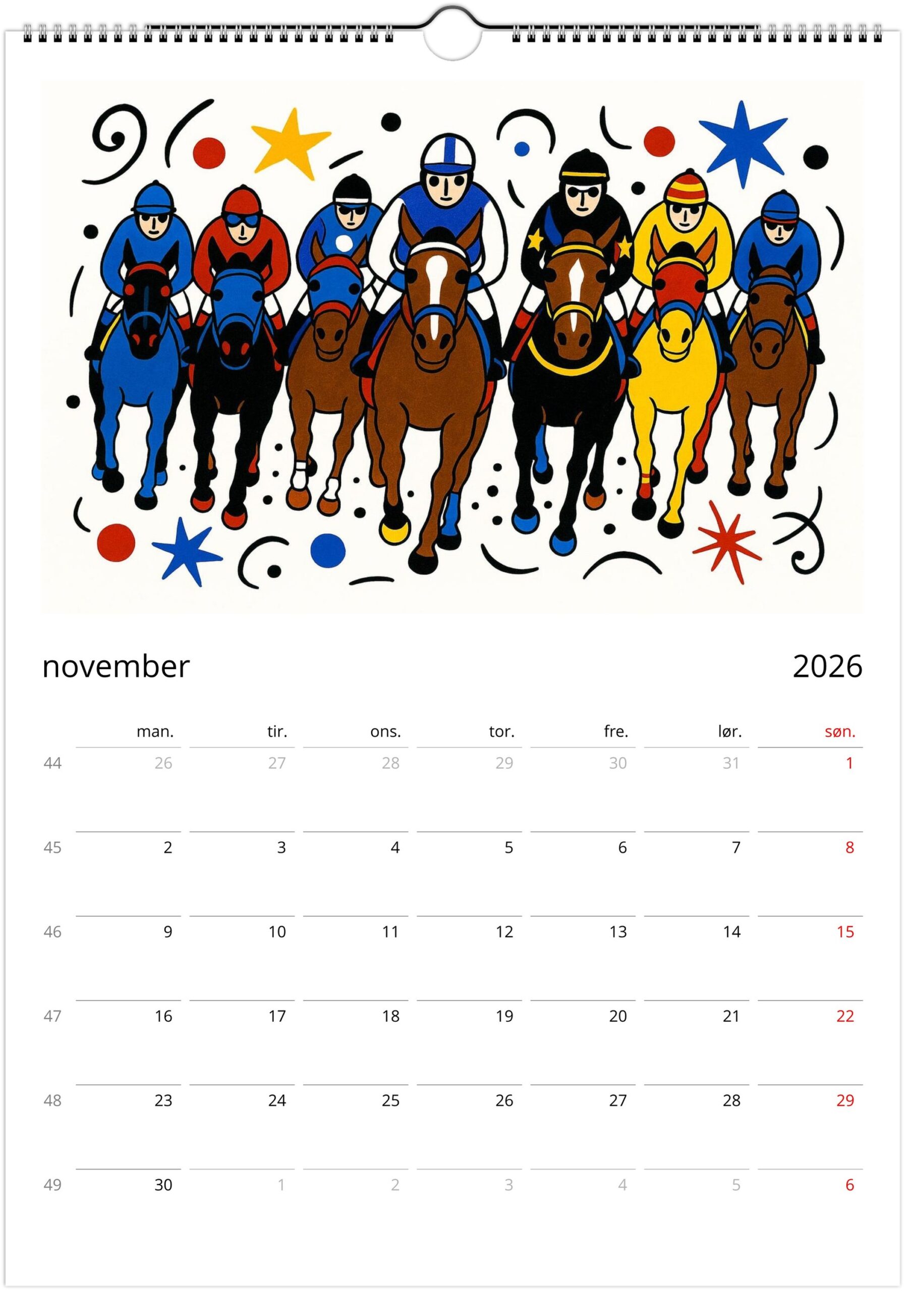 2026 kalender Surrealistisk biomorf - Bilde 15