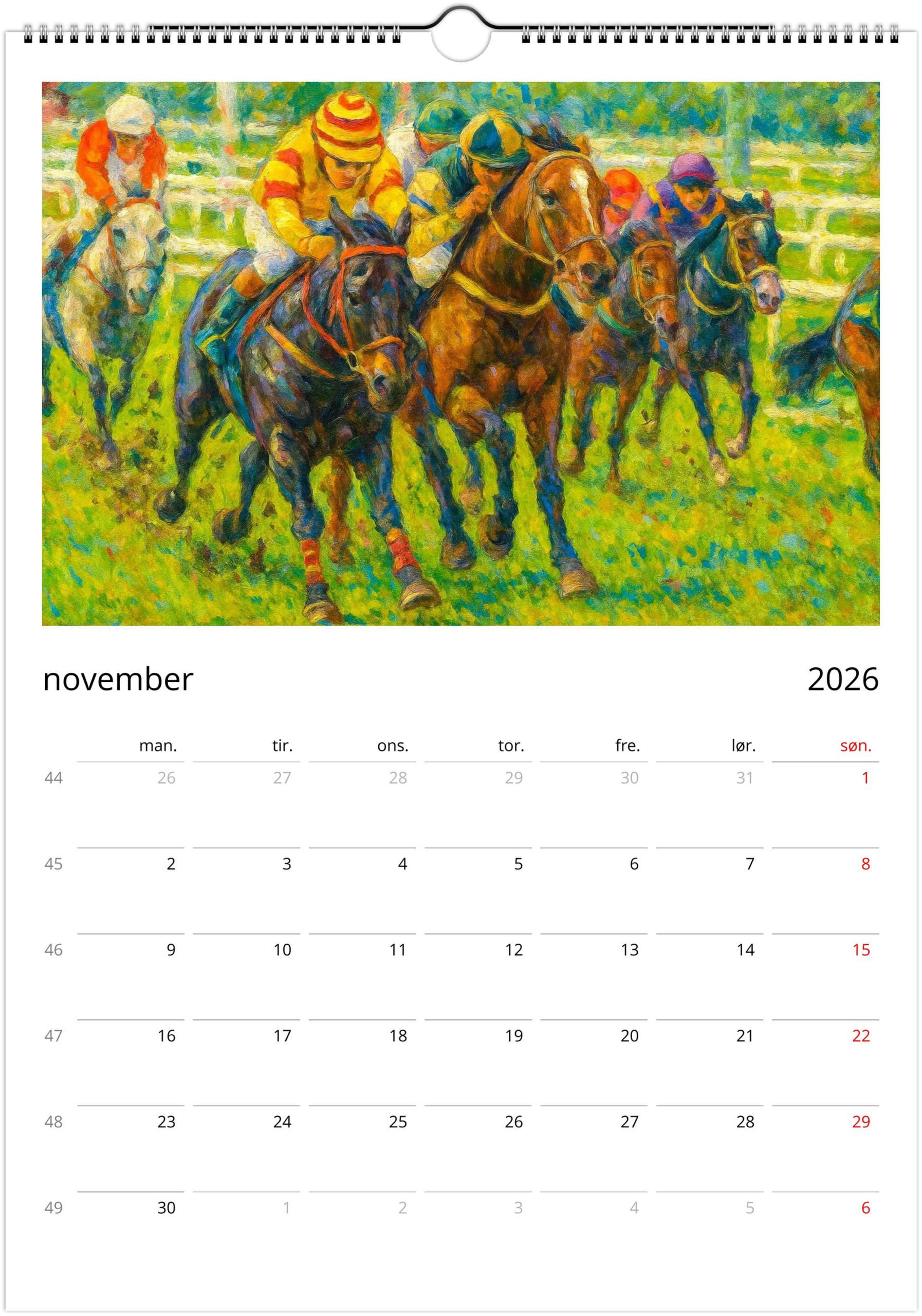 2026 kalender Impresjonisme - Bilde 15