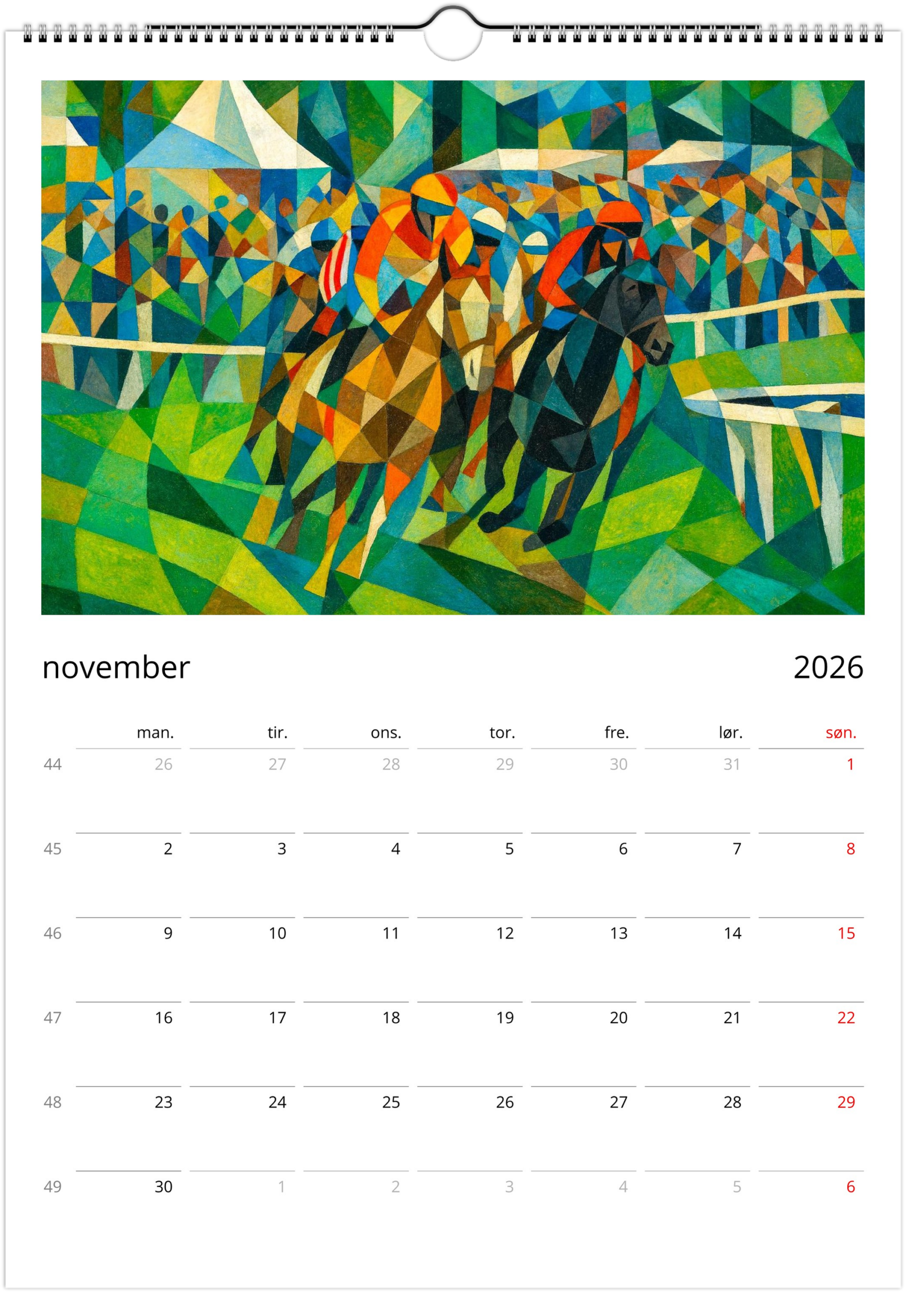 2026 kalender Kubisme - Bilde 15
