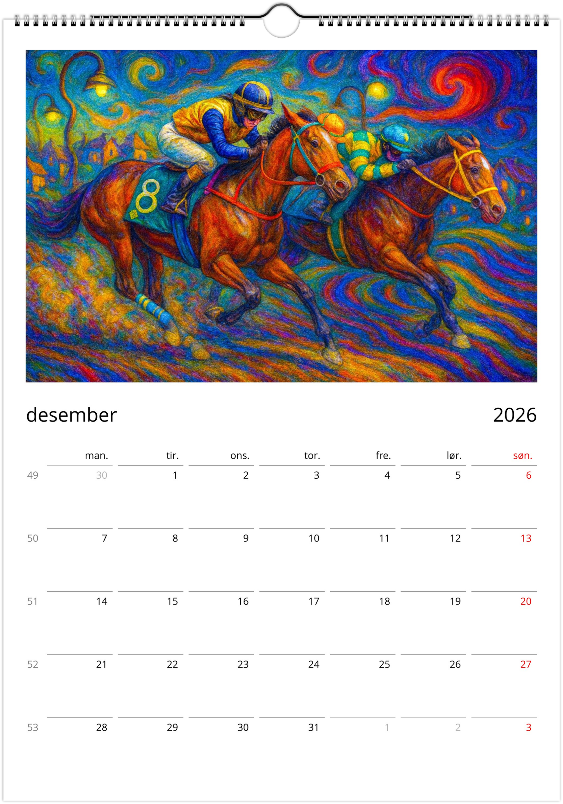 2026 kalender Surrealistisk drøm - Bilde 16
