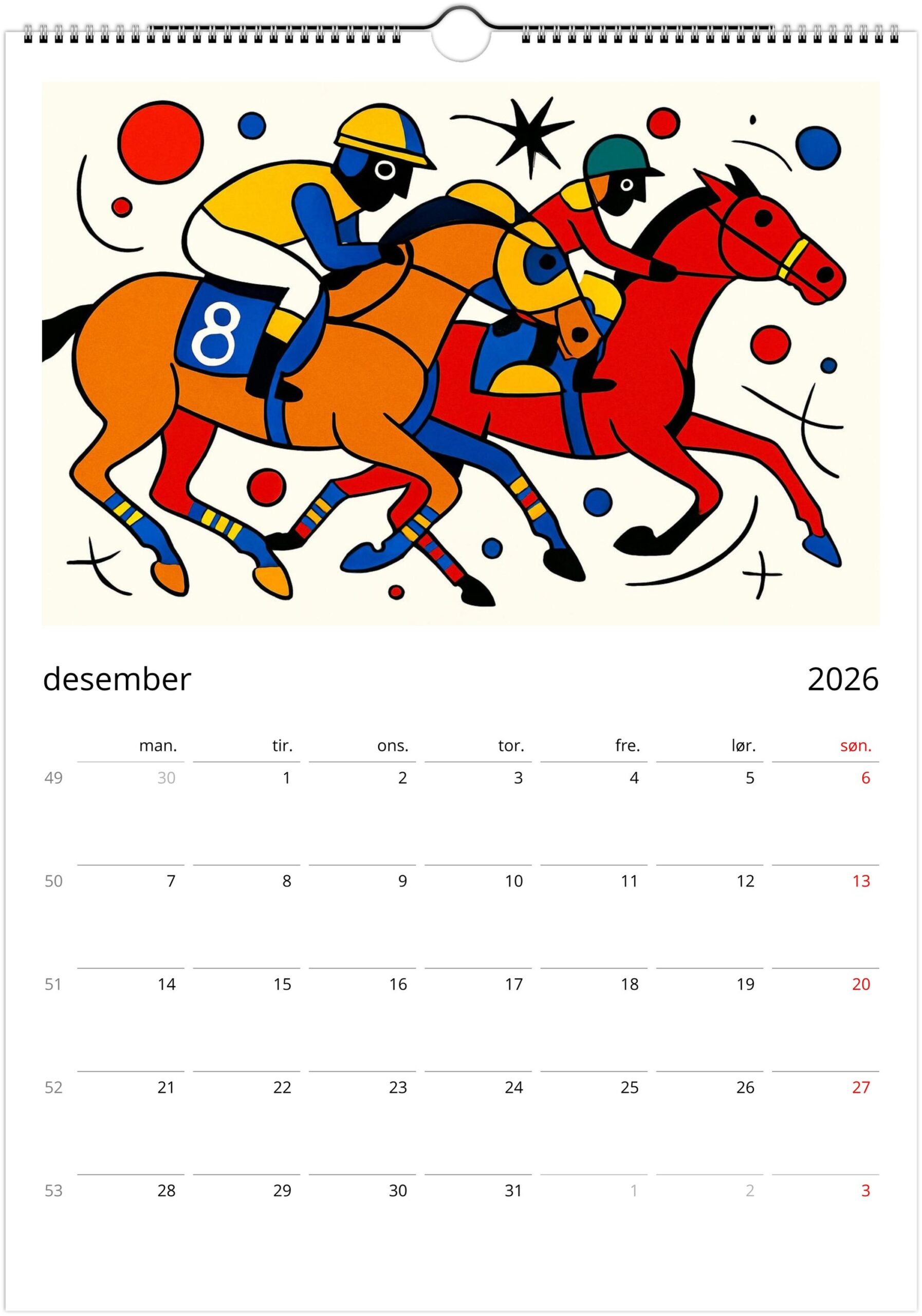 2026 kalender Surrealistisk biomorf - Bilde 16