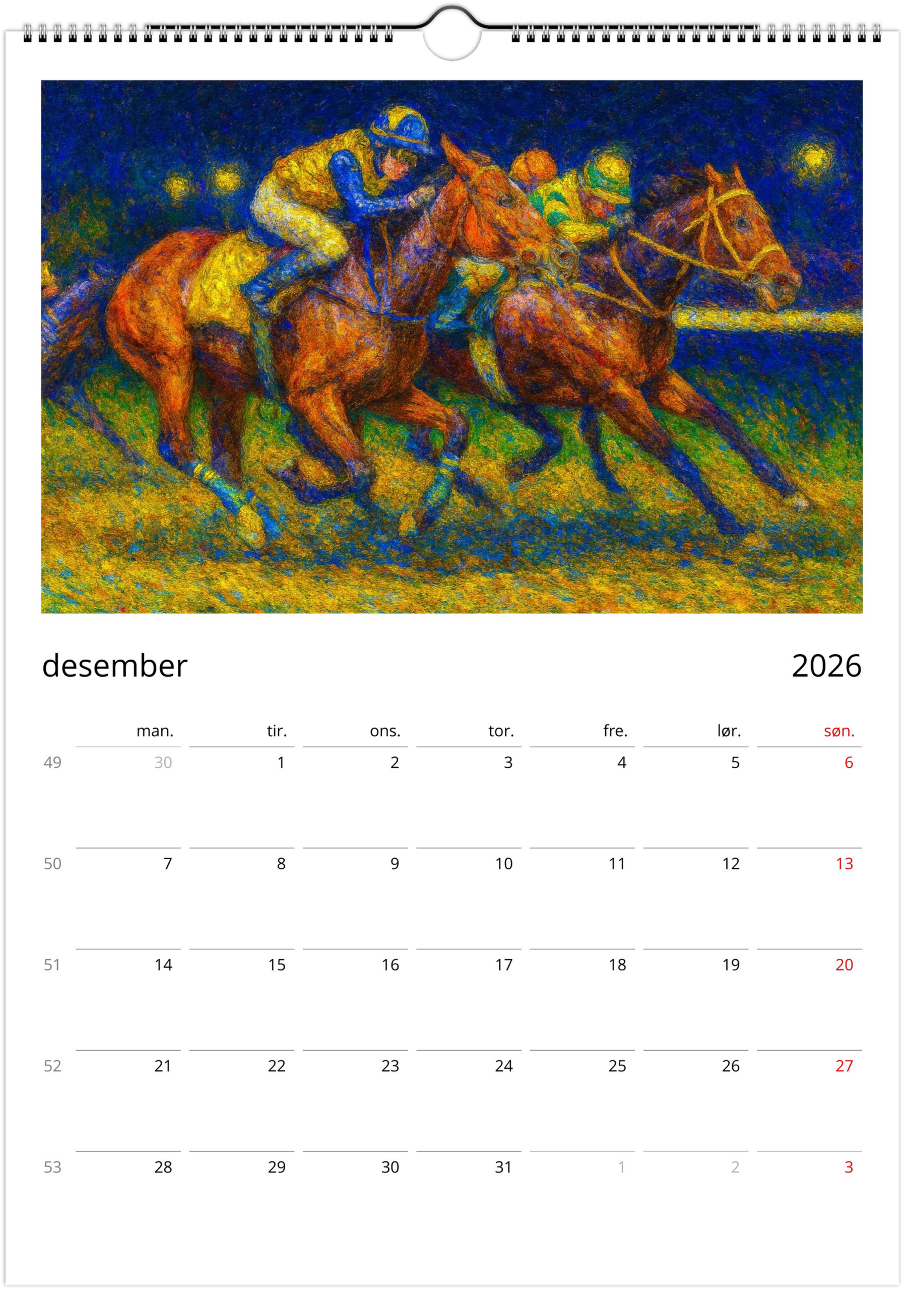 2026 kalender Impresjonisme - Bilde 16