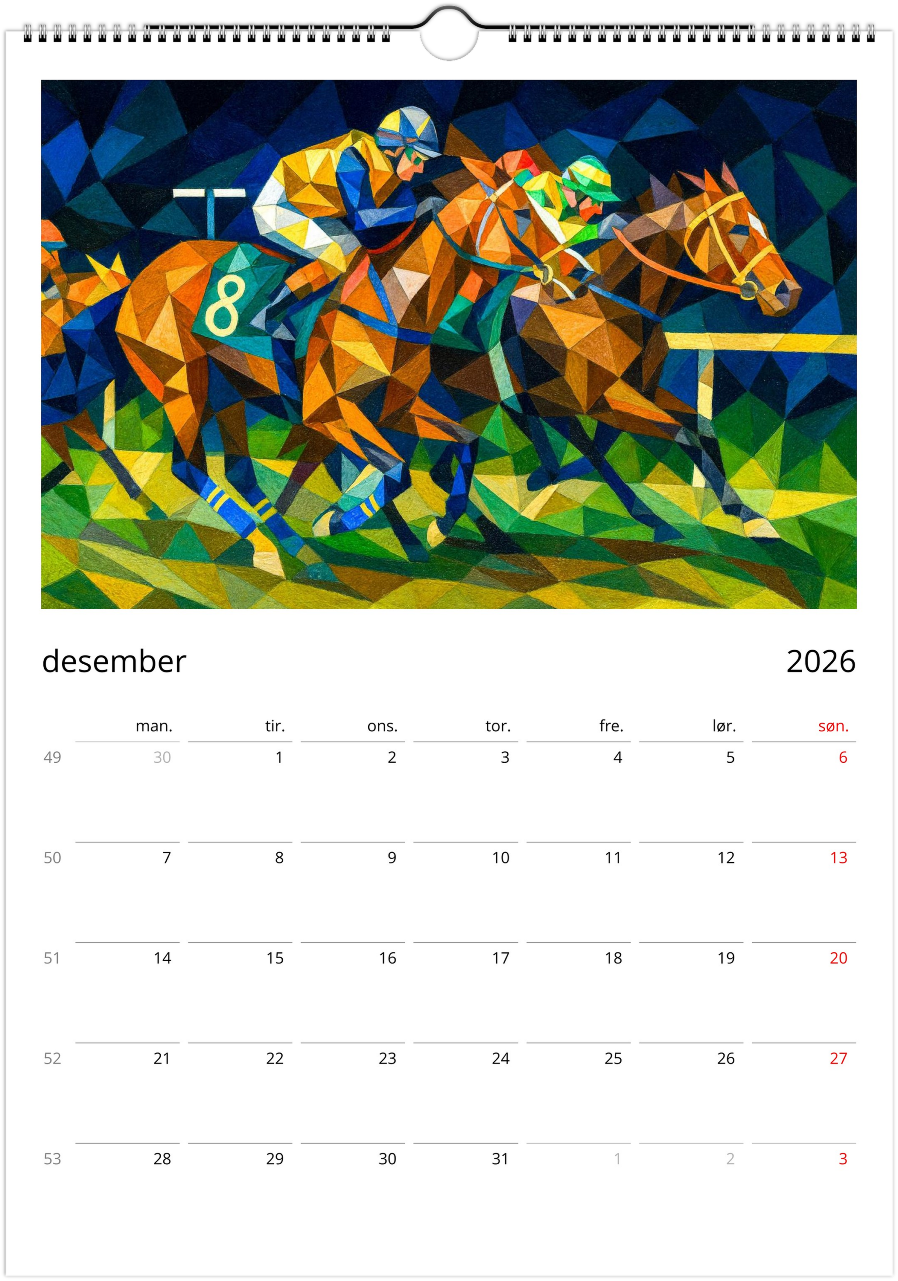 2026 kalender Kubisme - Bilde 16