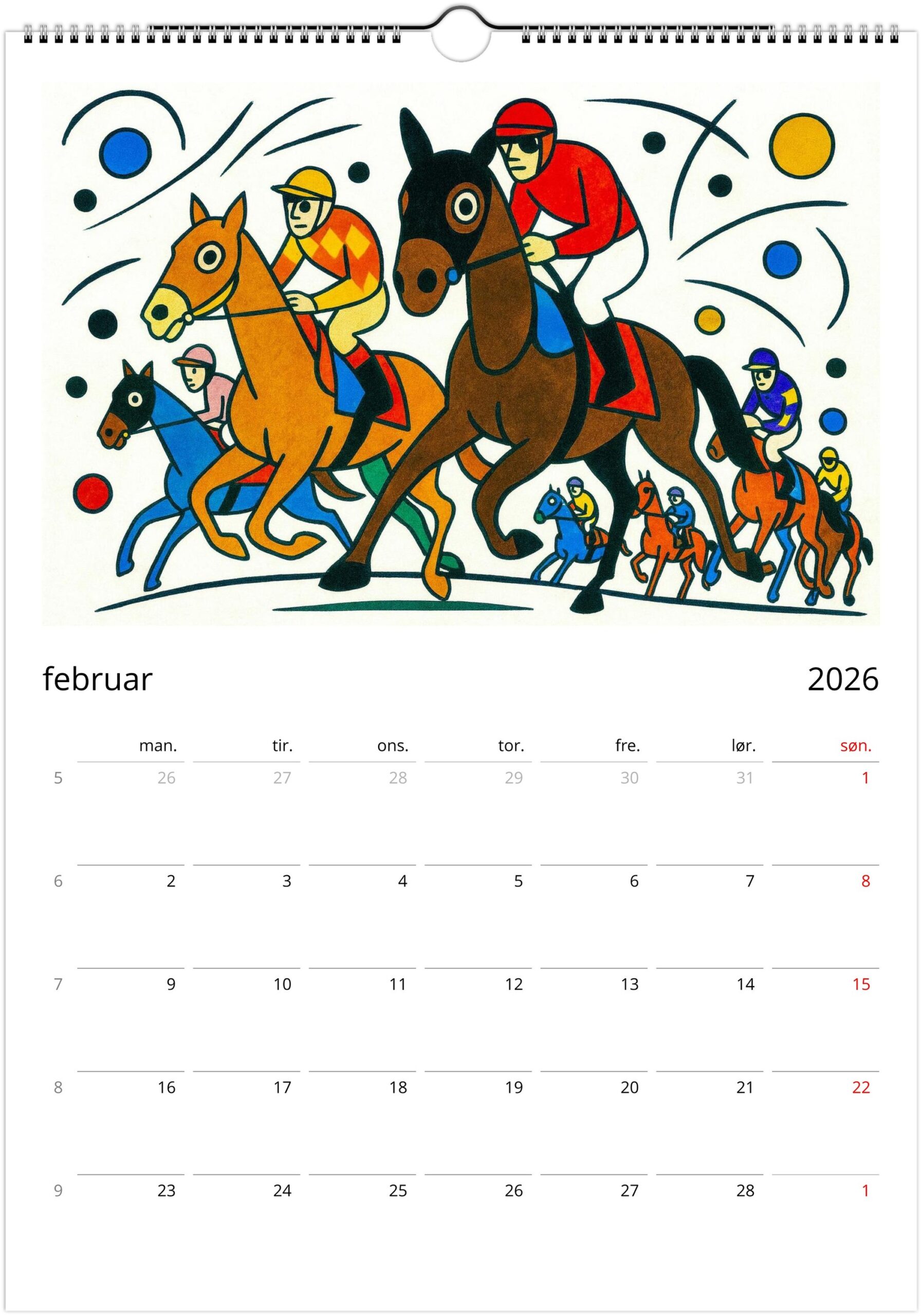2026 kalender Surrealistisk biomorf - Bilde 6