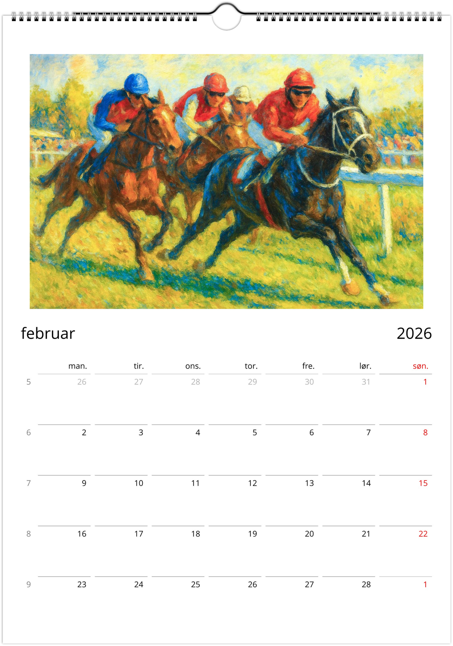 2026 kalender Impresjonisme - Bilde 6