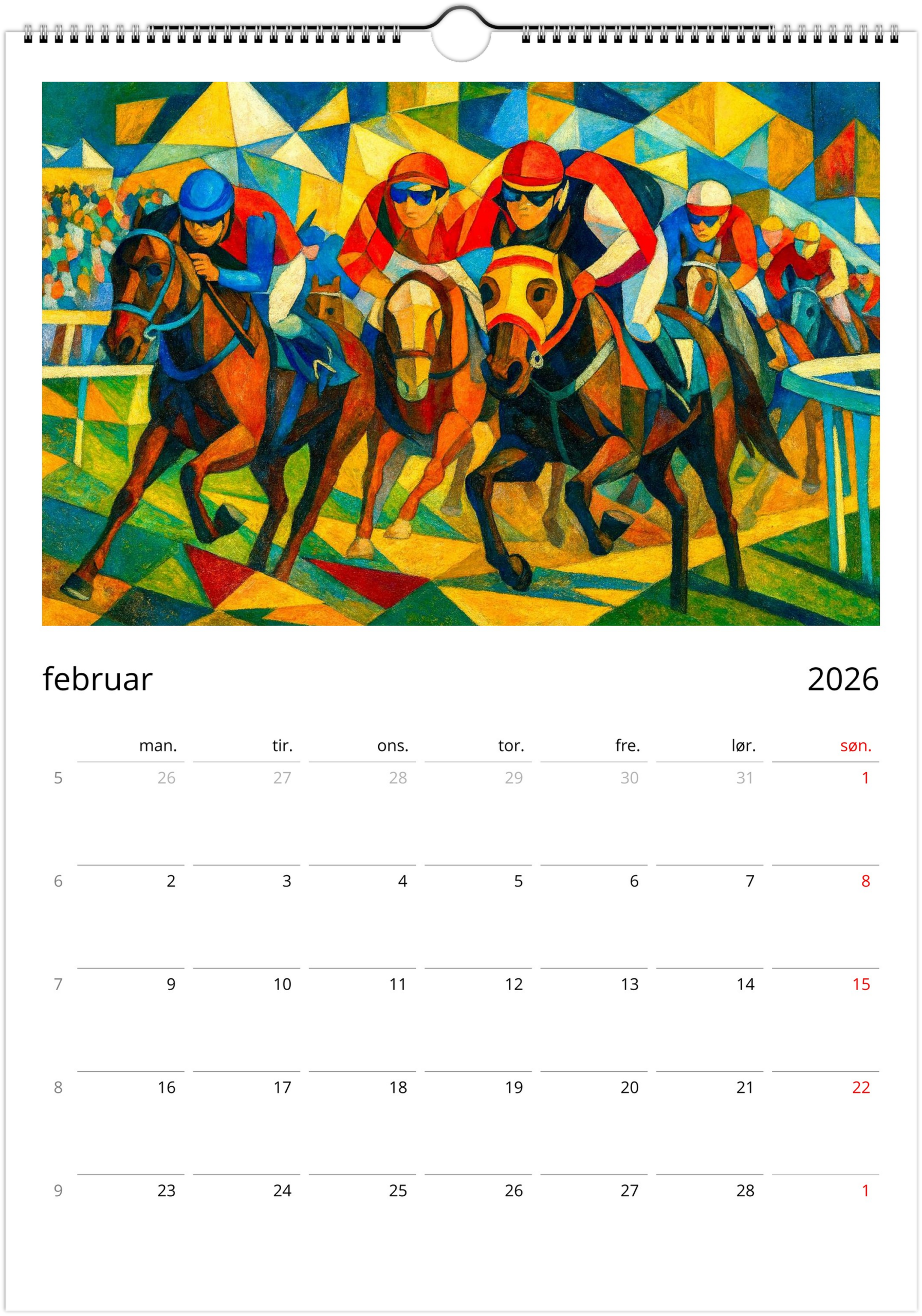 2026 kalender Kubisme - Bilde 6