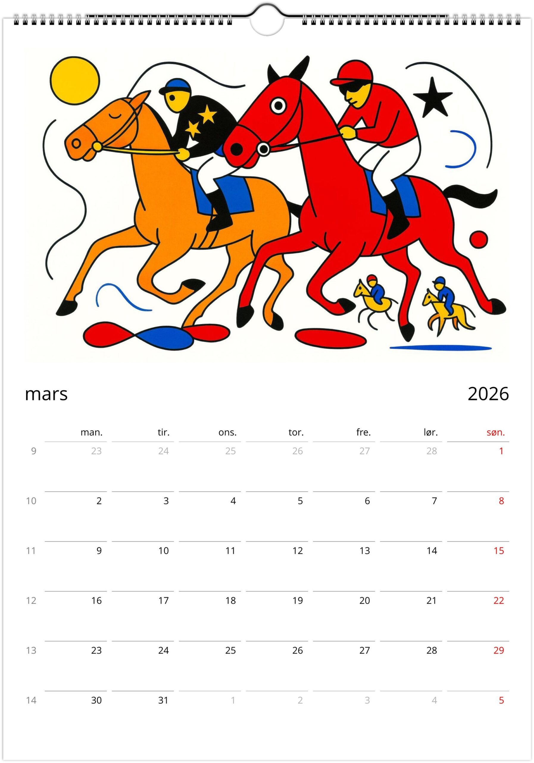 2026 kalender Surrealistisk biomorf - Bilde 7