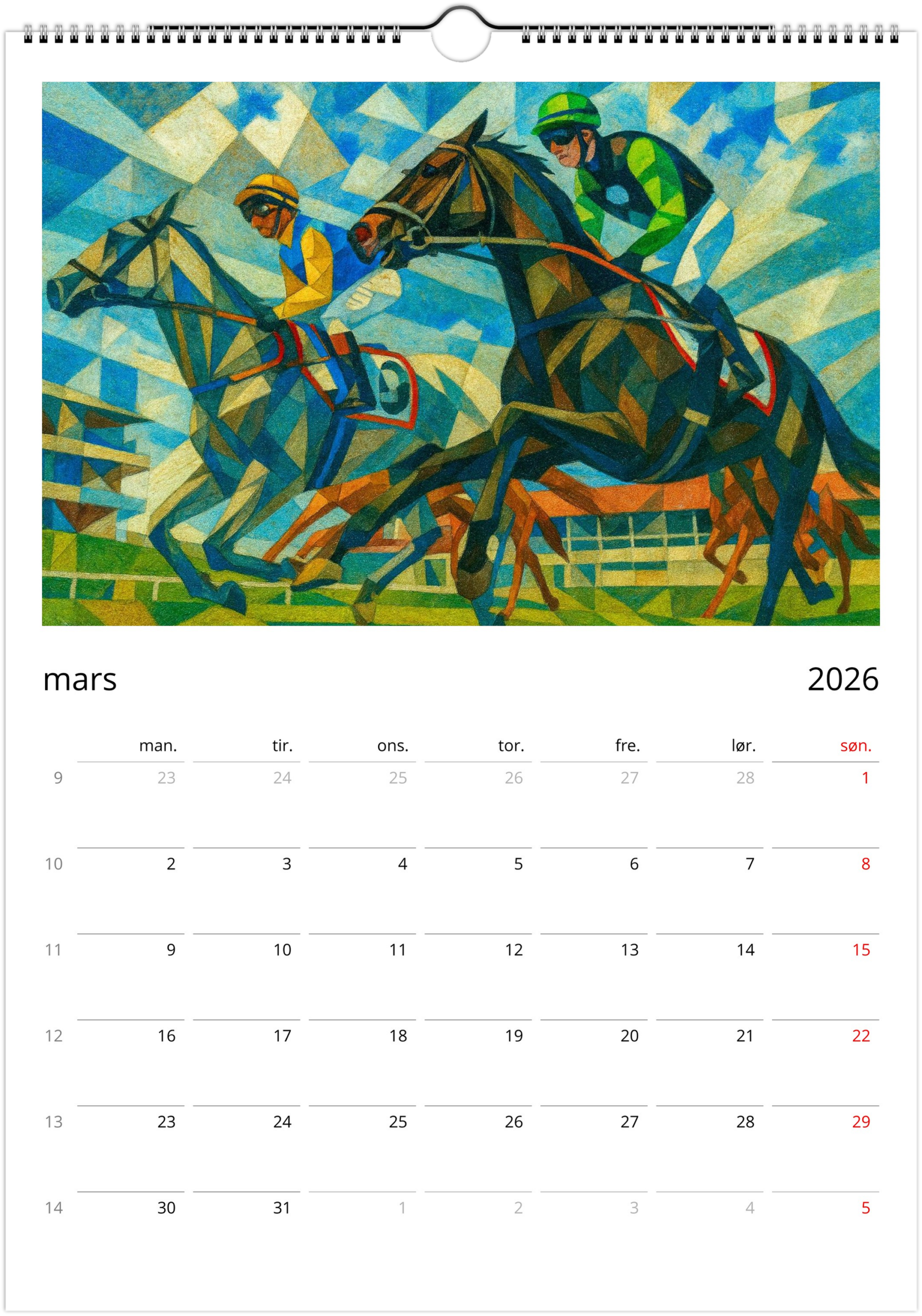 2026 kalender Kubisme - Bilde 7