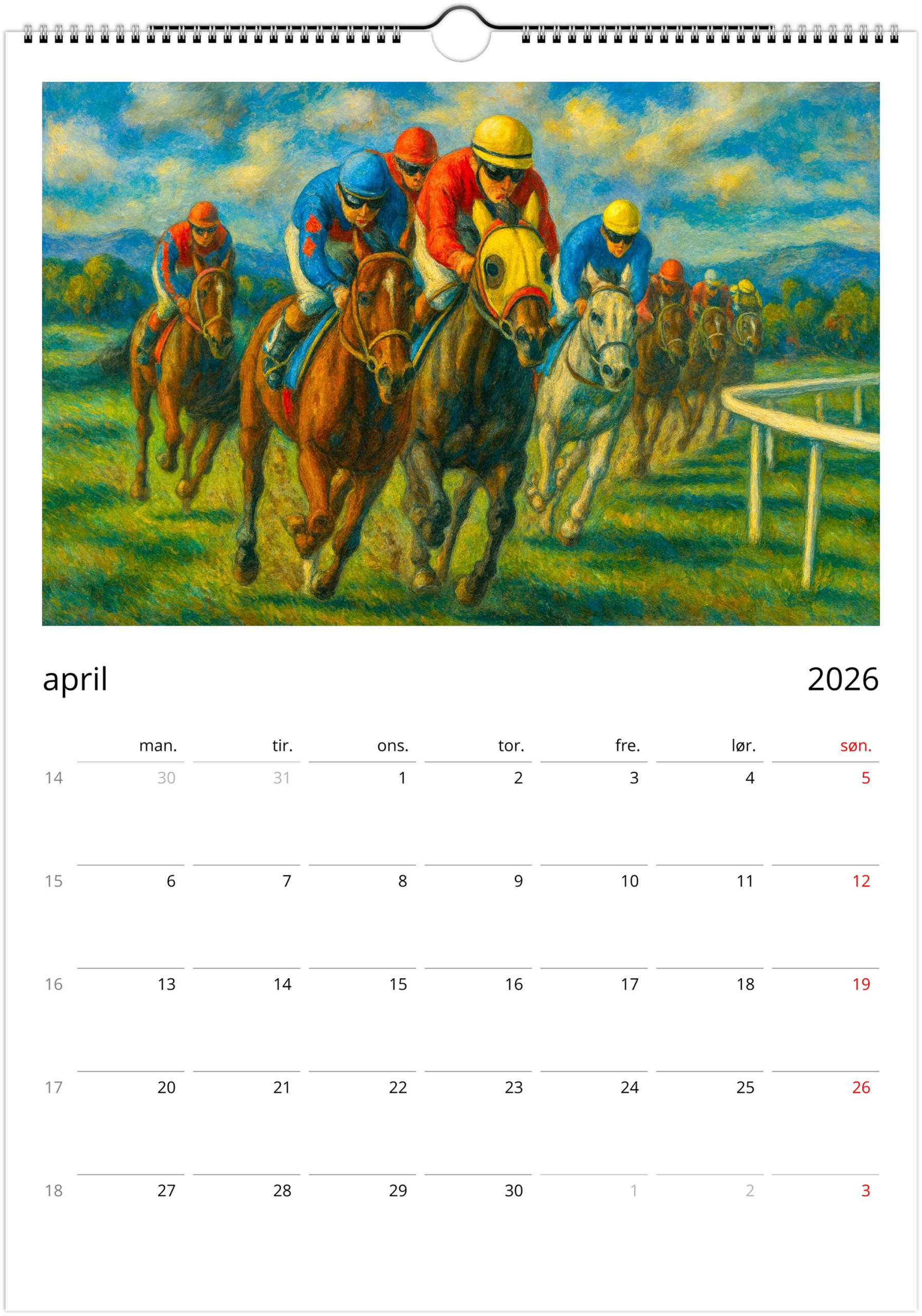 2026 kalender Impresjonisme - Bilde 8