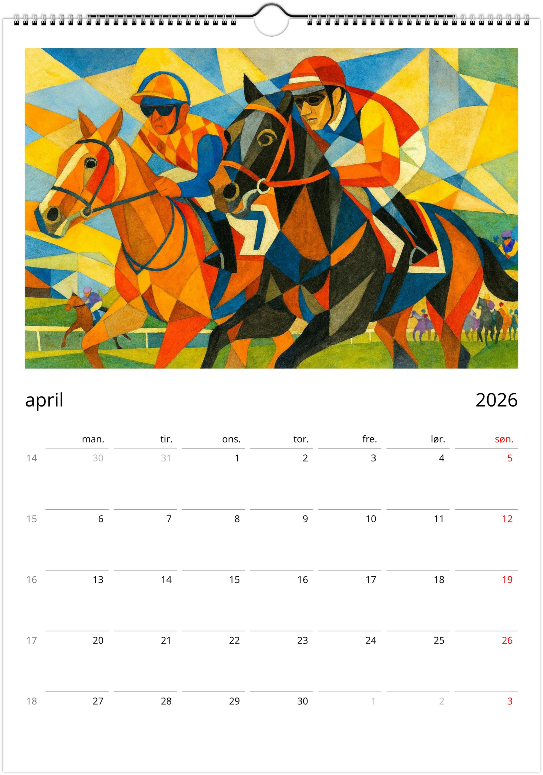 2026 kalender Kubisme - Bilde 8