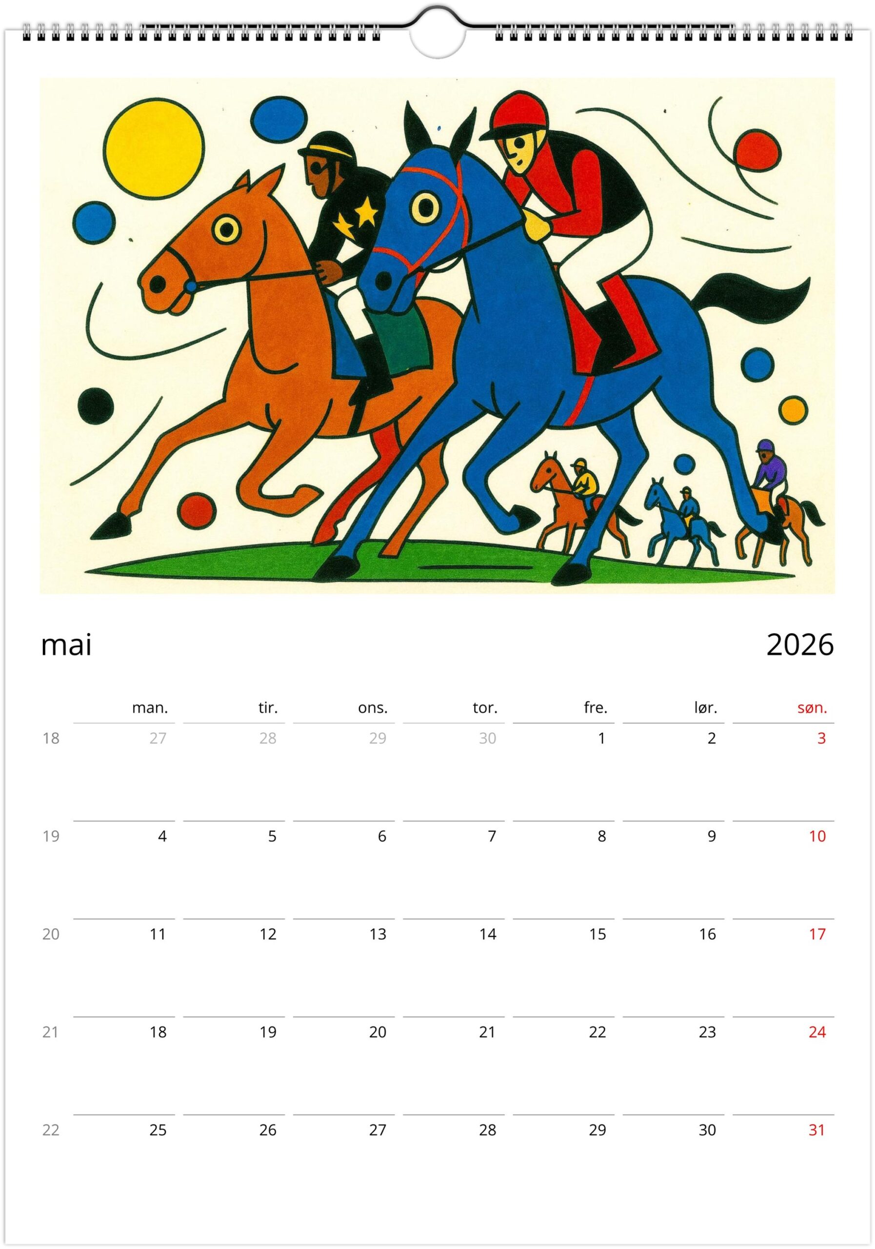 2026 kalender Surrealistisk biomorf - Bilde 9