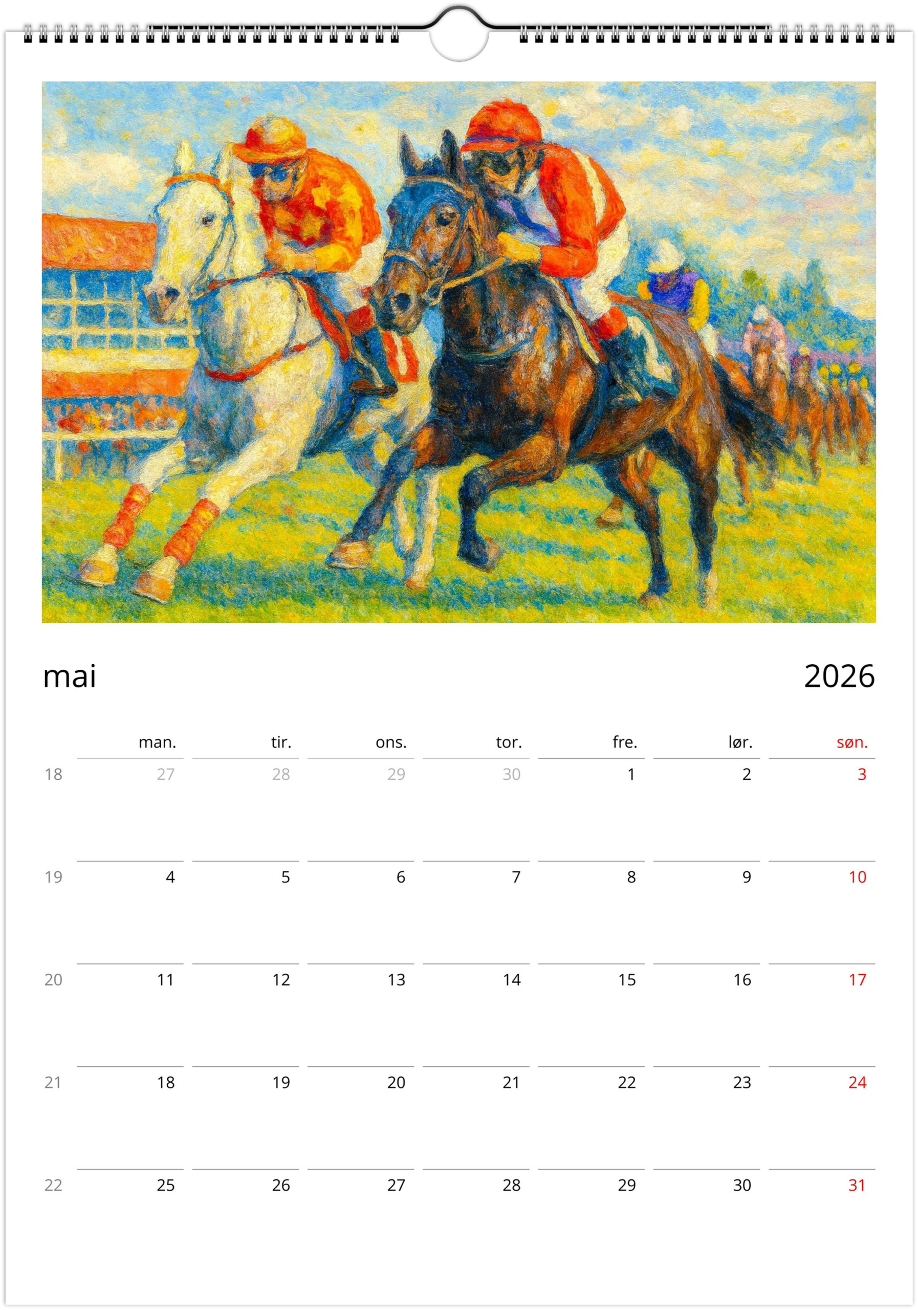 2026 kalender Impresjonisme - Bilde 9