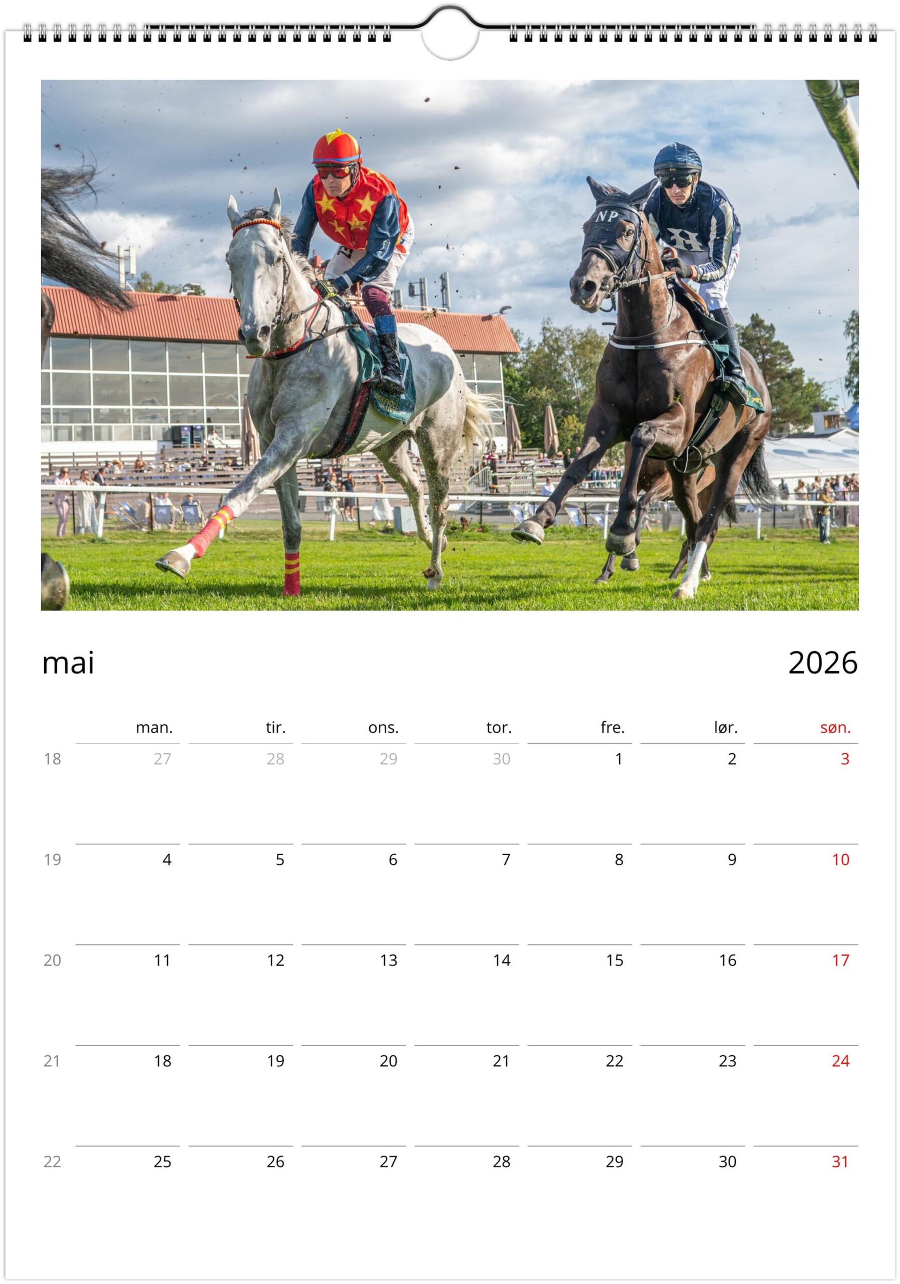 Øvrevoll Galopp 2026 kalender - Bilde 10