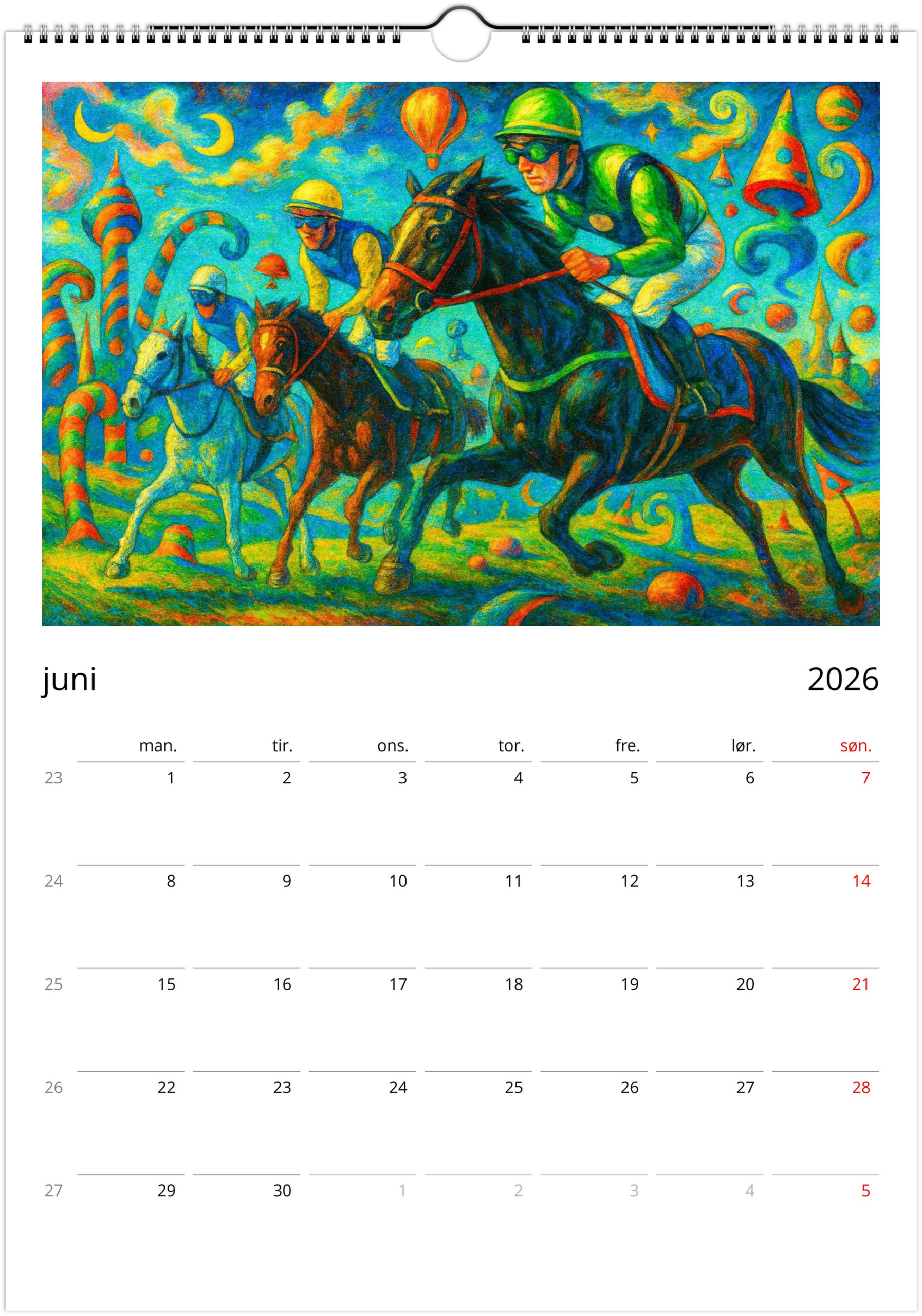 2026 kalender Surrealistisk drøm - Bilde 10