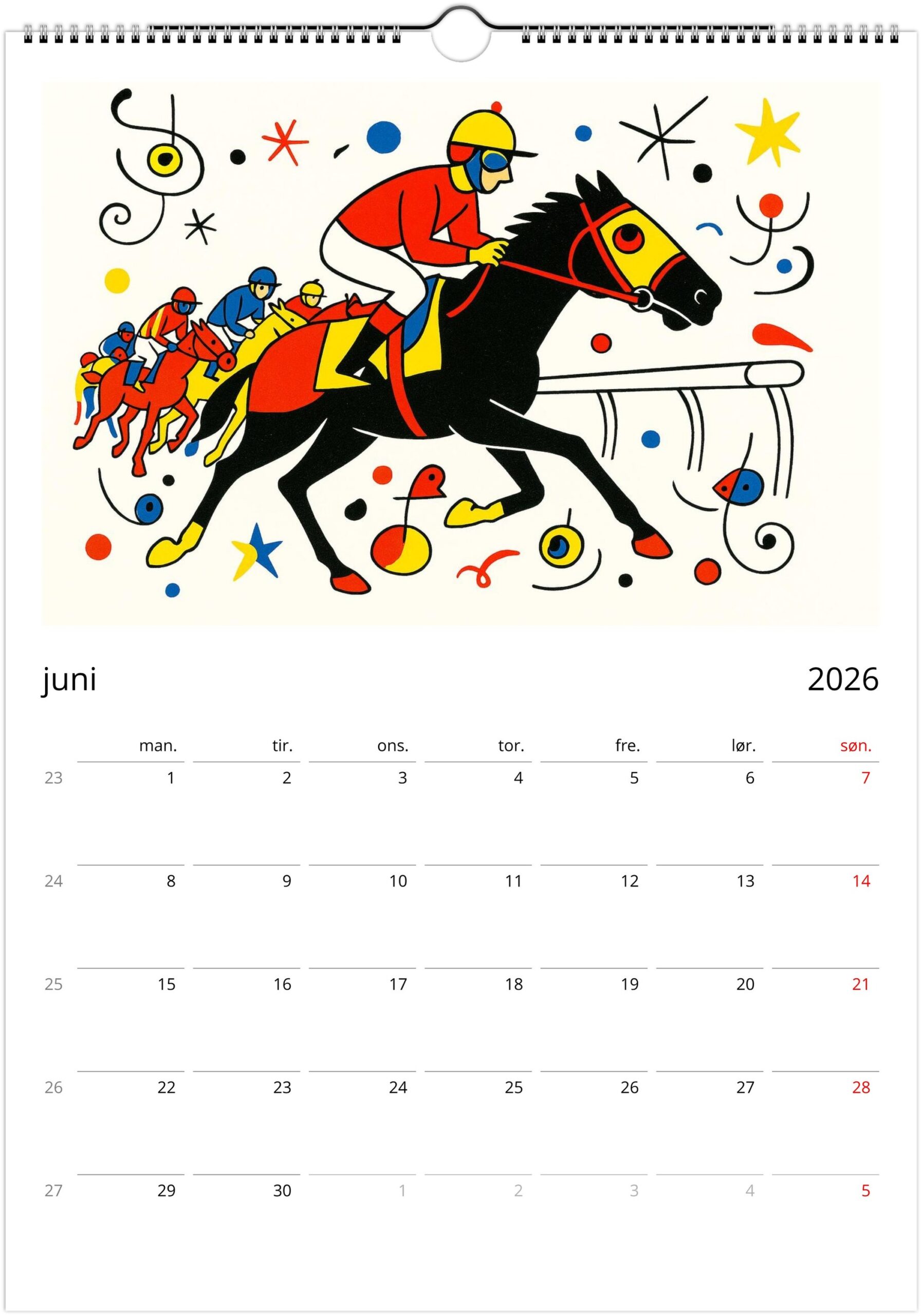 2026 kalender Surrealistisk biomorf - Bilde 10