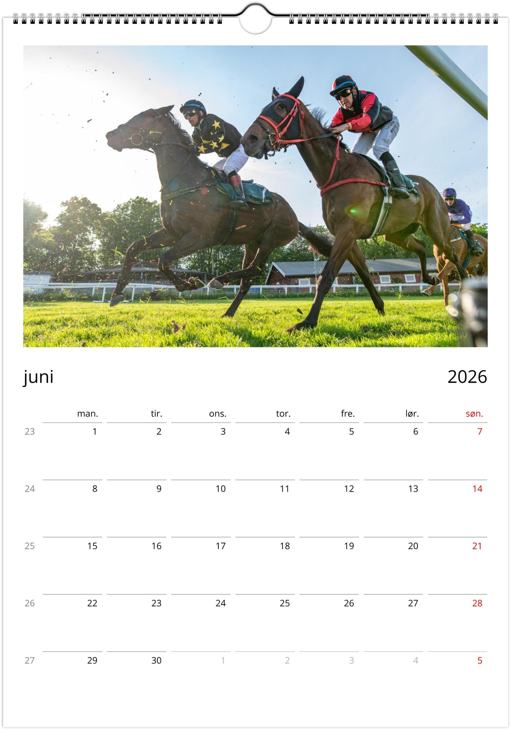 Øvrevoll Galopp 2026 kalender - Bilde 11