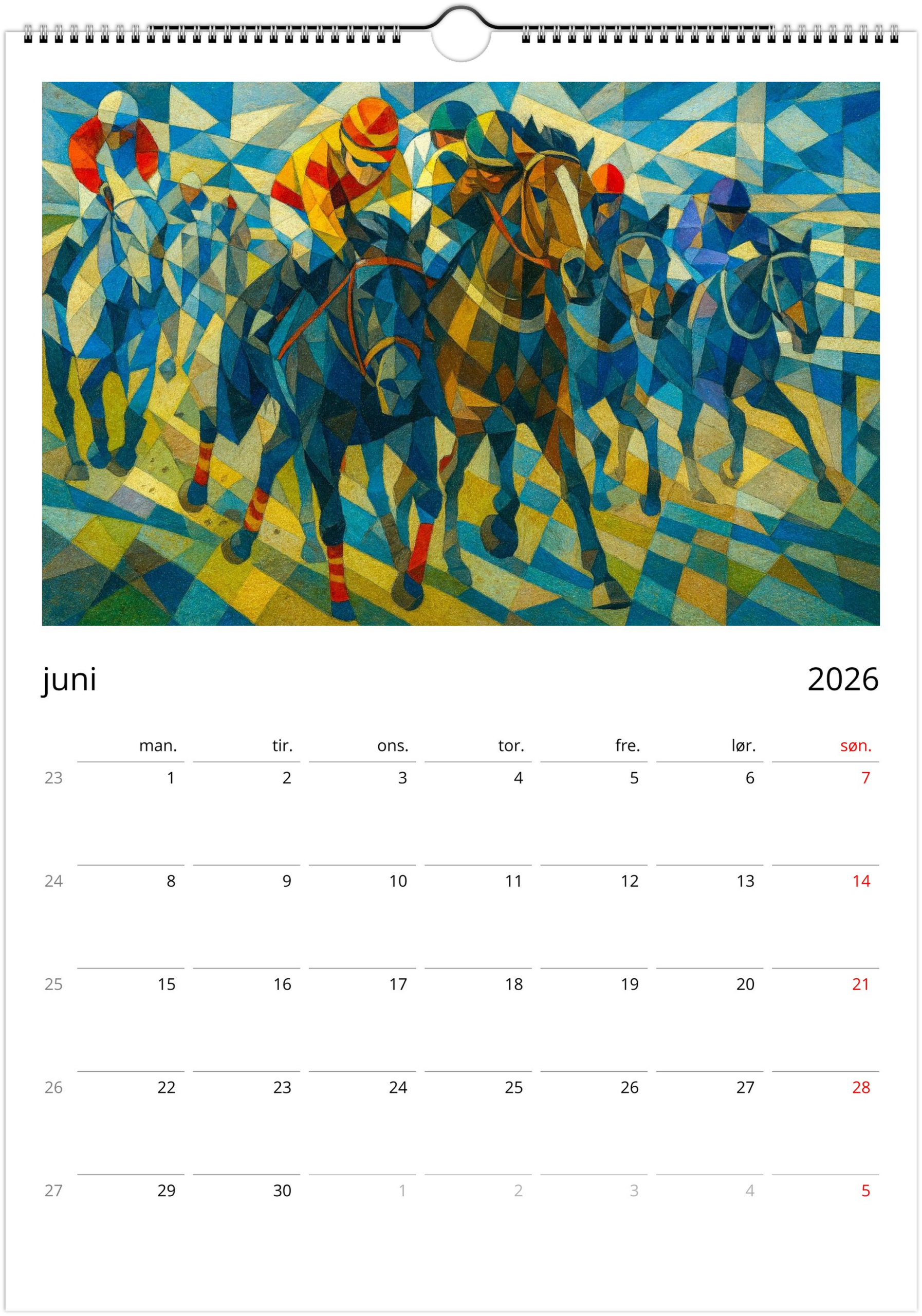 2026 kalender Kubisme - Bilde 10