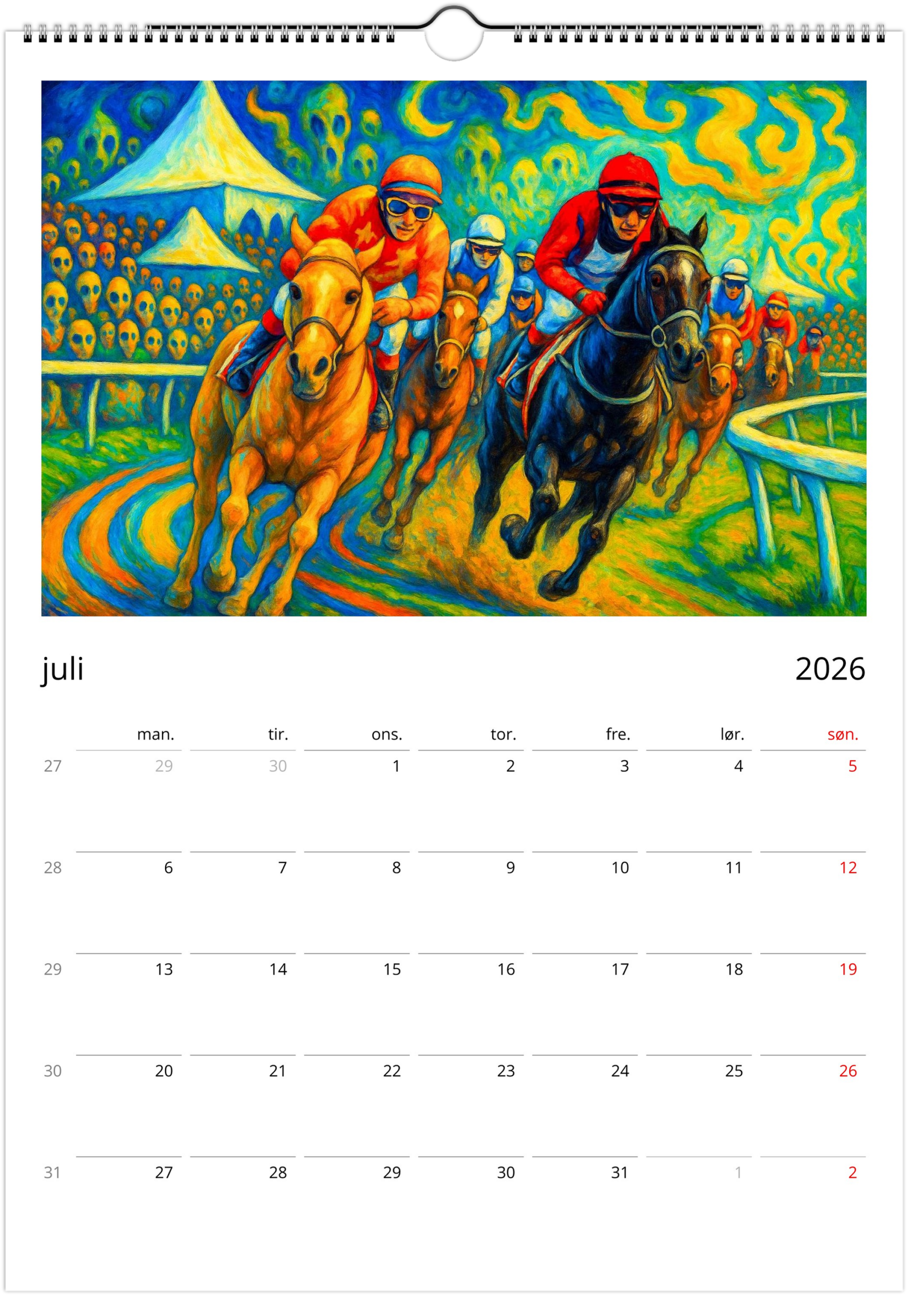2026 kalender Surrealistisk drøm - Bilde 11