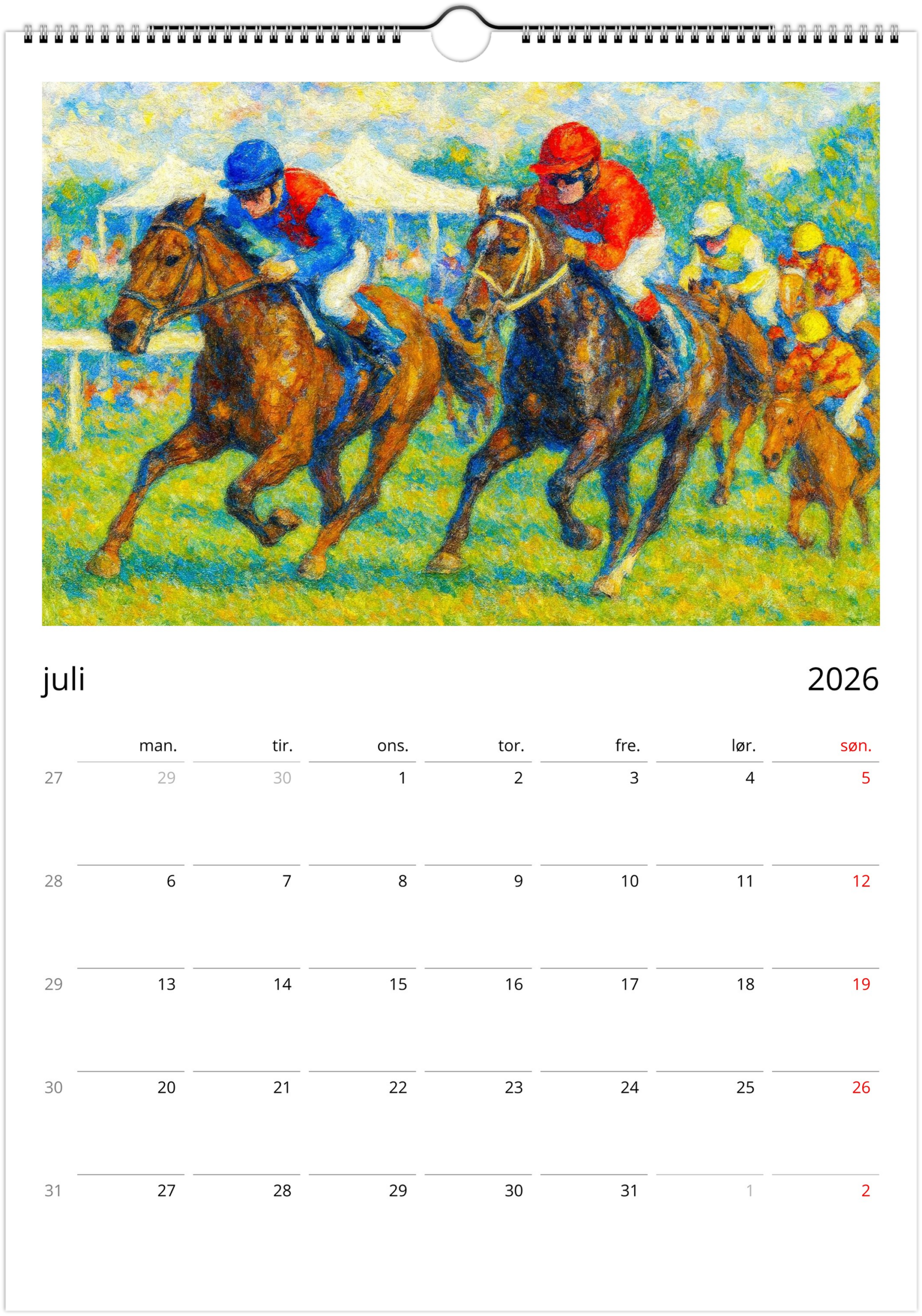 2026 kalender Impresjonisme - Bilde 11