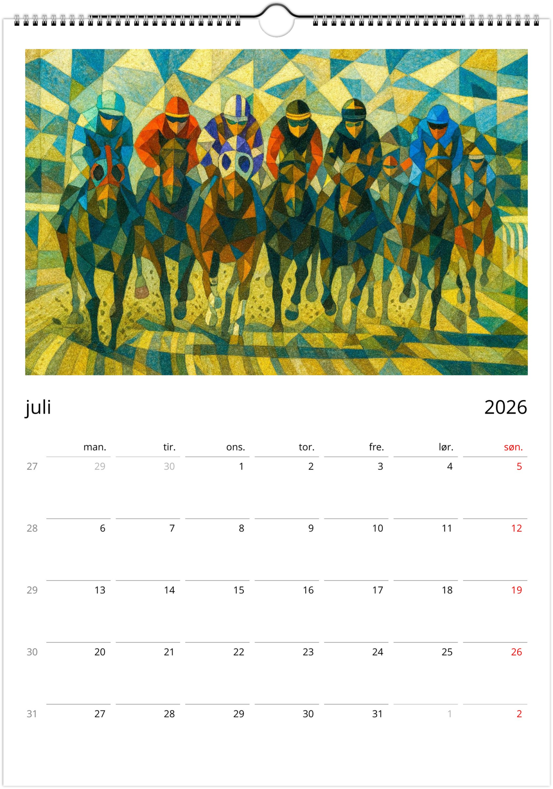 2026 kalender Kubisme - Bilde 11
