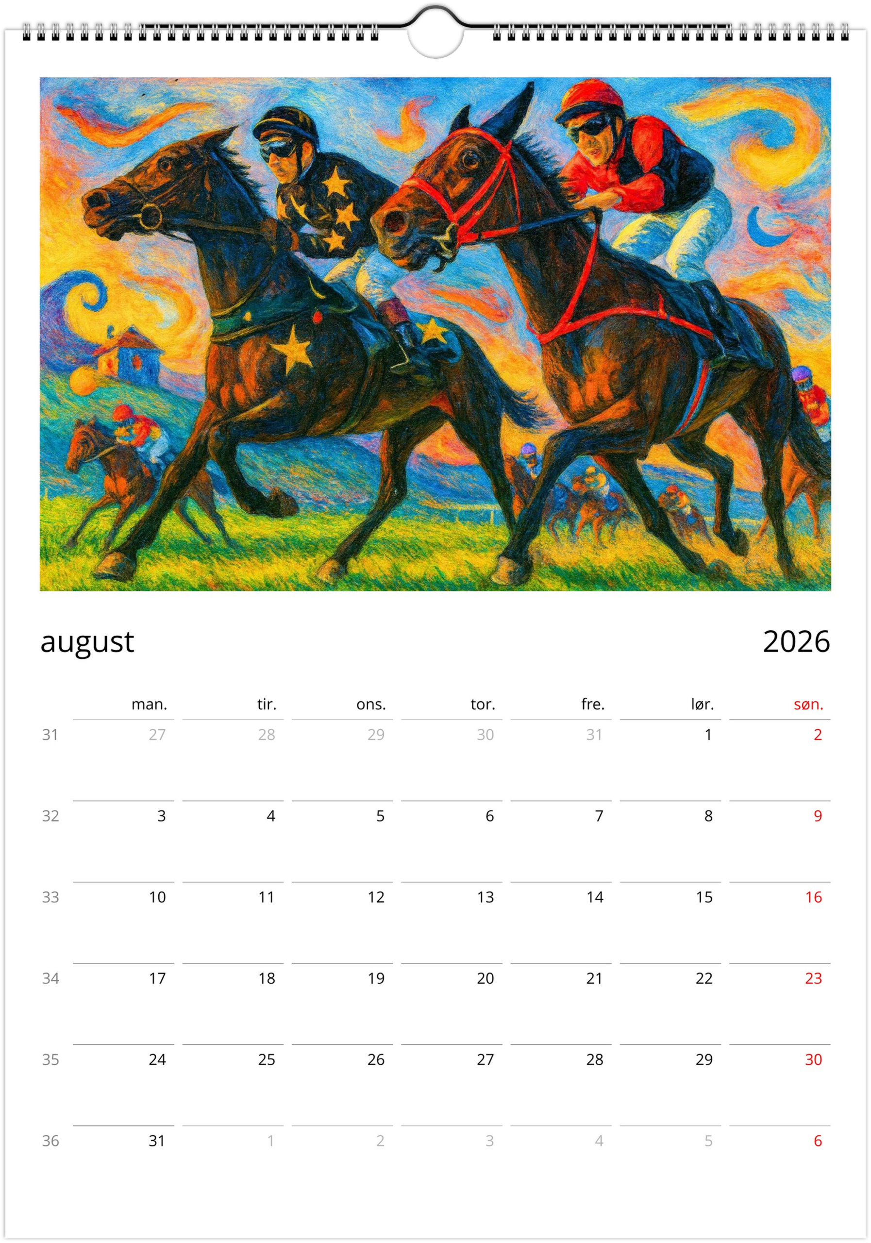 2026 kalender Surrealistisk drøm - Bilde 12