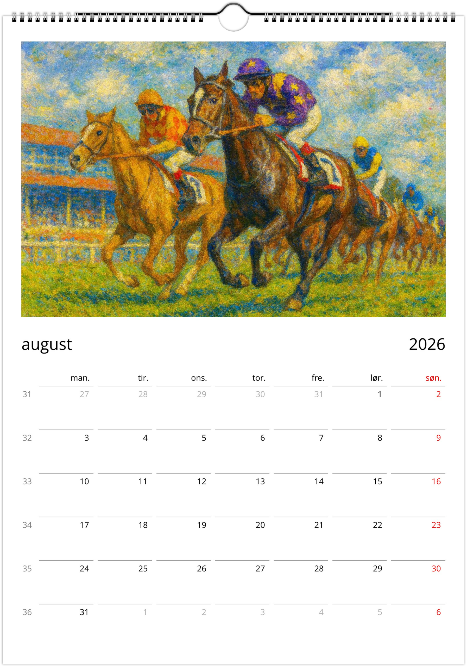 2026 kalender Impresjonisme - Bilde 12