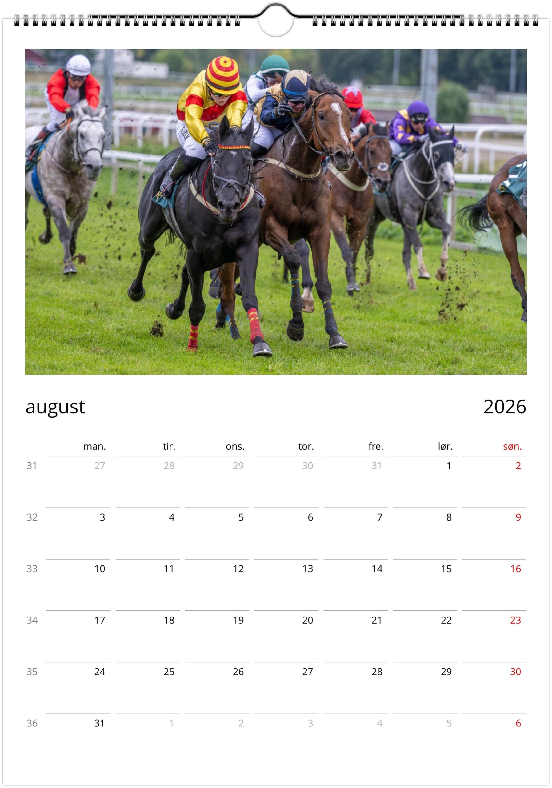 Øvrevoll Galopp 2026 kalender - Bilde 13