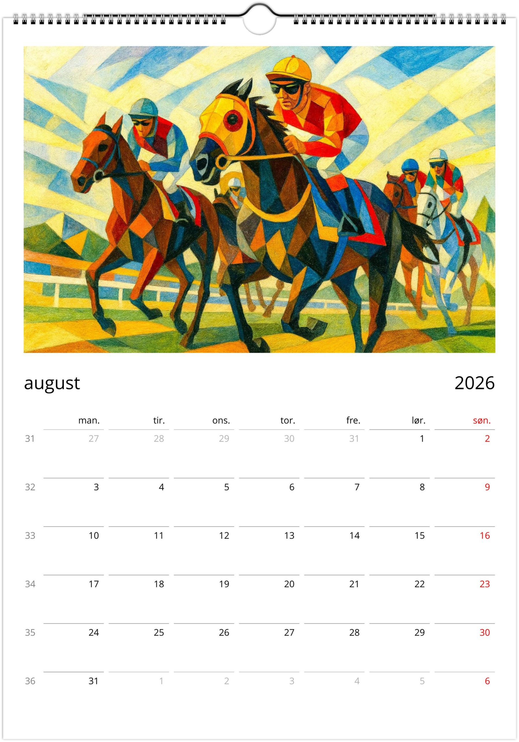 2026 kalender Kubisme - Bilde 12