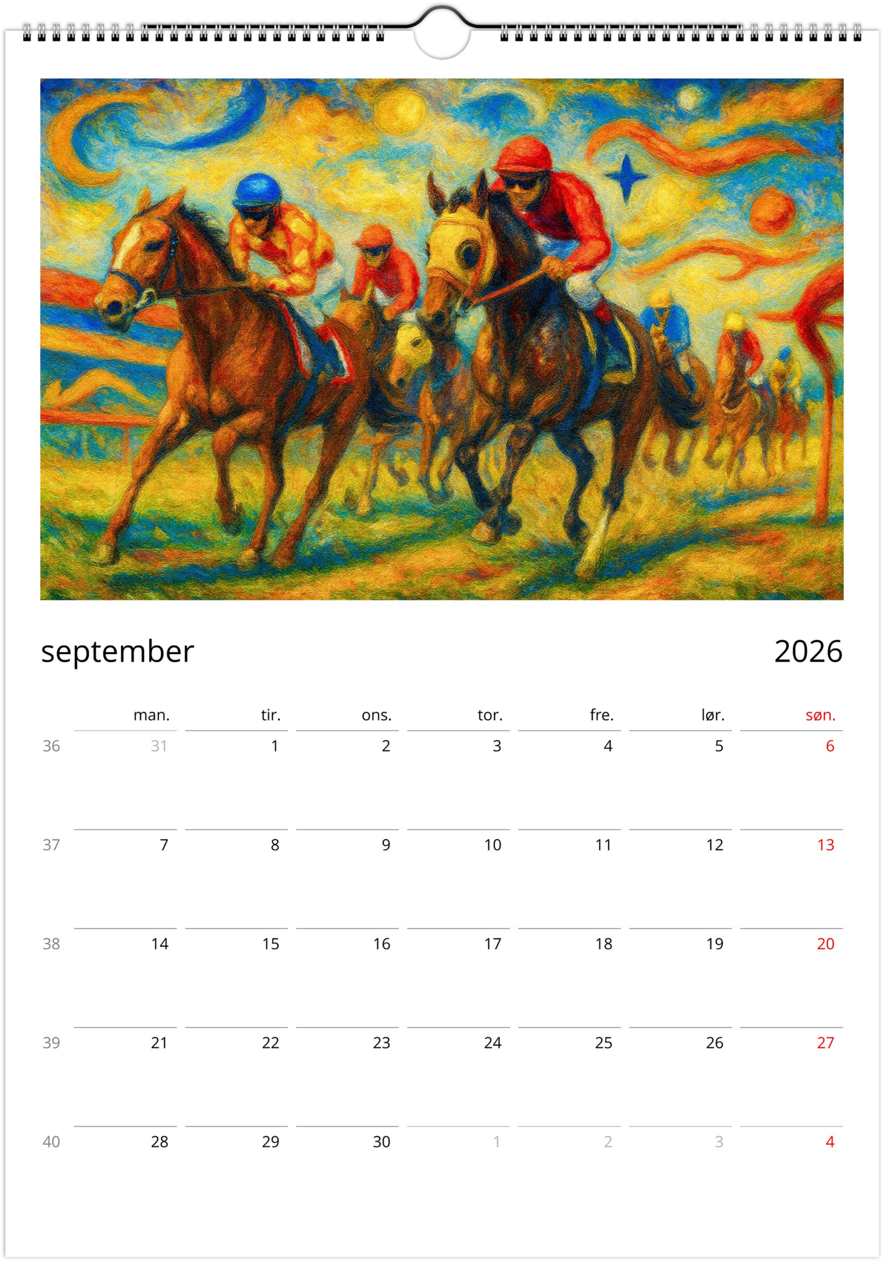 2026 kalender Surrealistisk drøm - Bilde 13