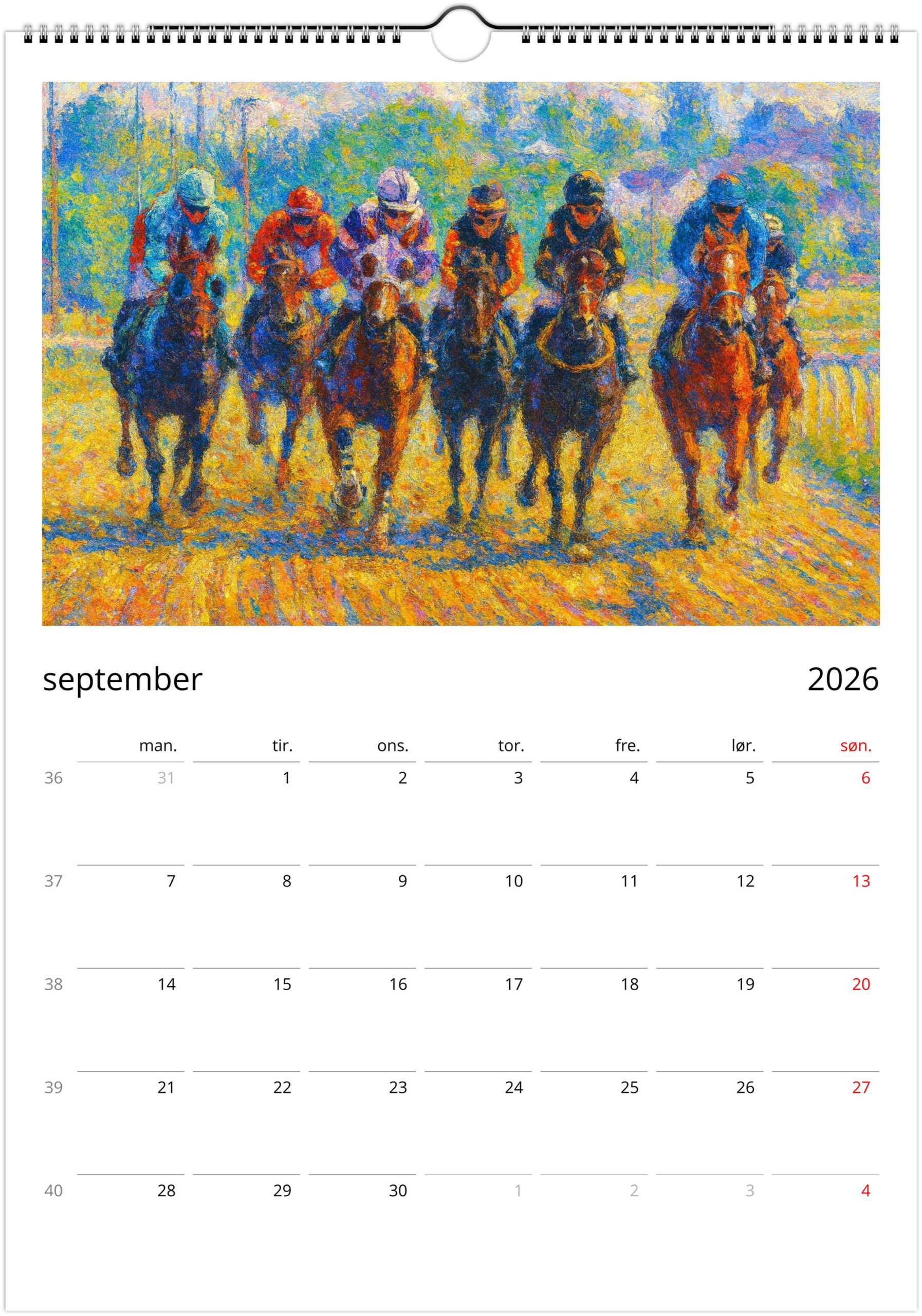 2026 kalender Impresjonisme - Bilde 13