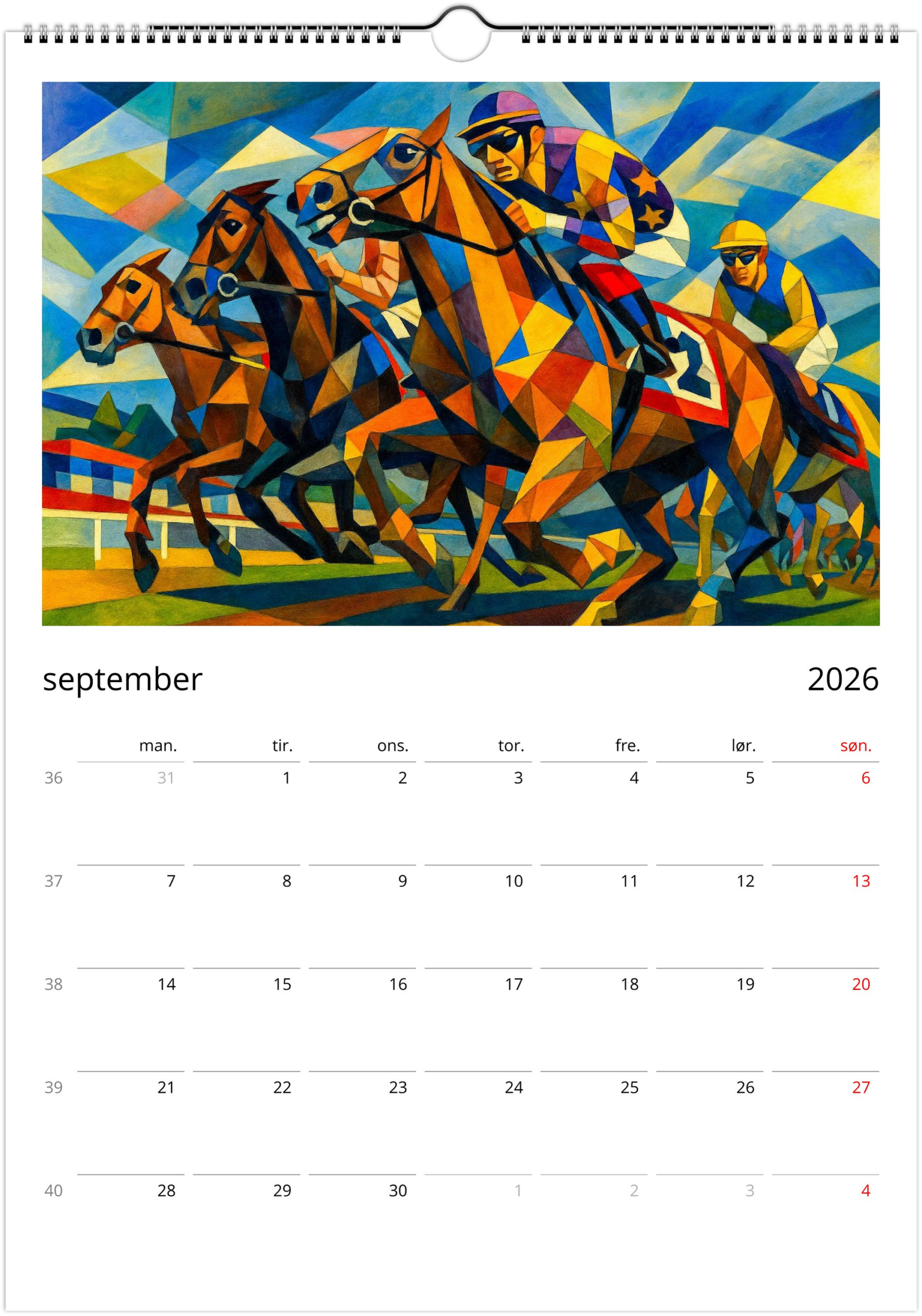 2026 kalender Kubisme - Bilde 13