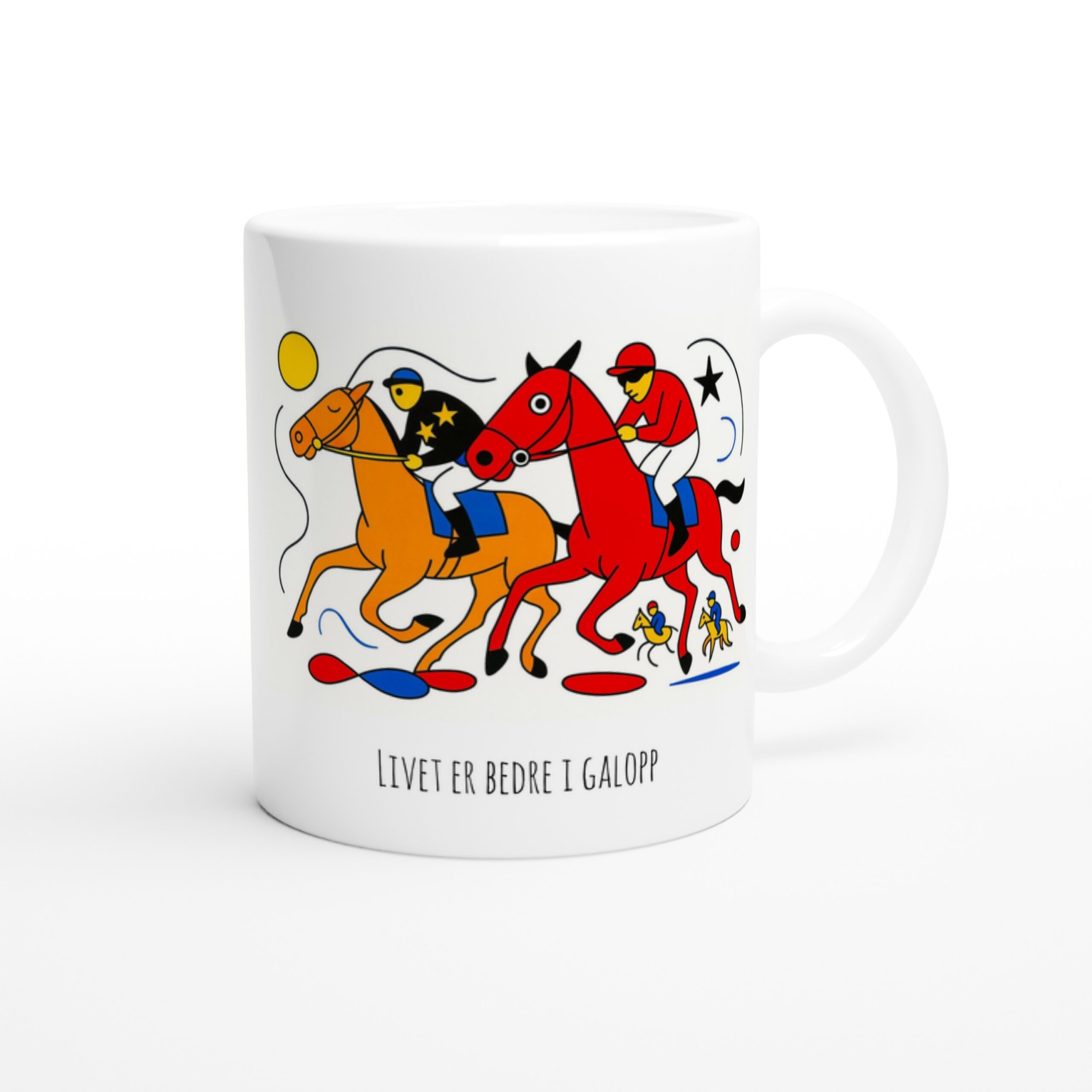 Klassisk keramisk krus med bilde (325ml) - Biomorf II - Bilde 4