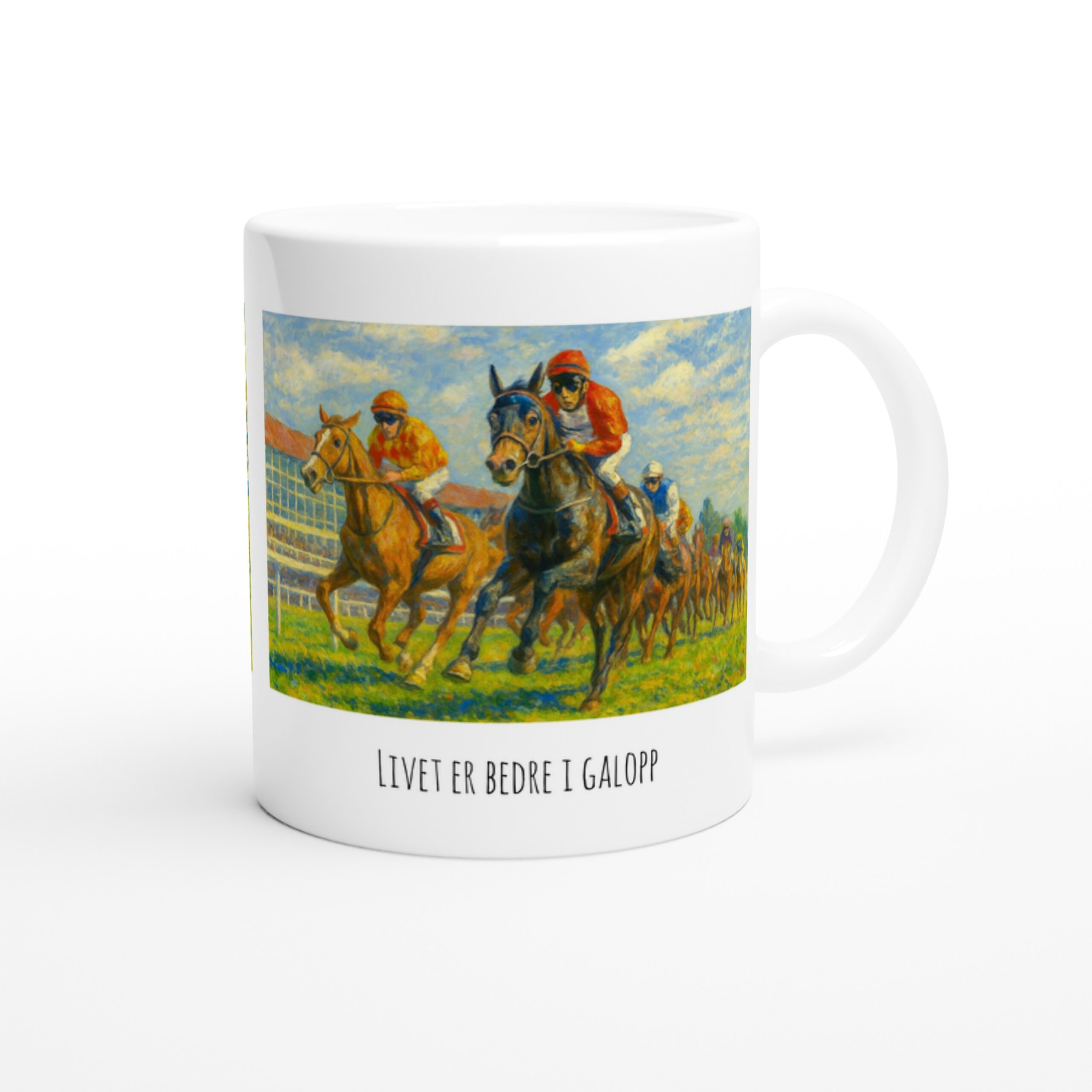 Klassisk keramisk krus med bilde (325ml) - Impresjonisme I - Bilde 4