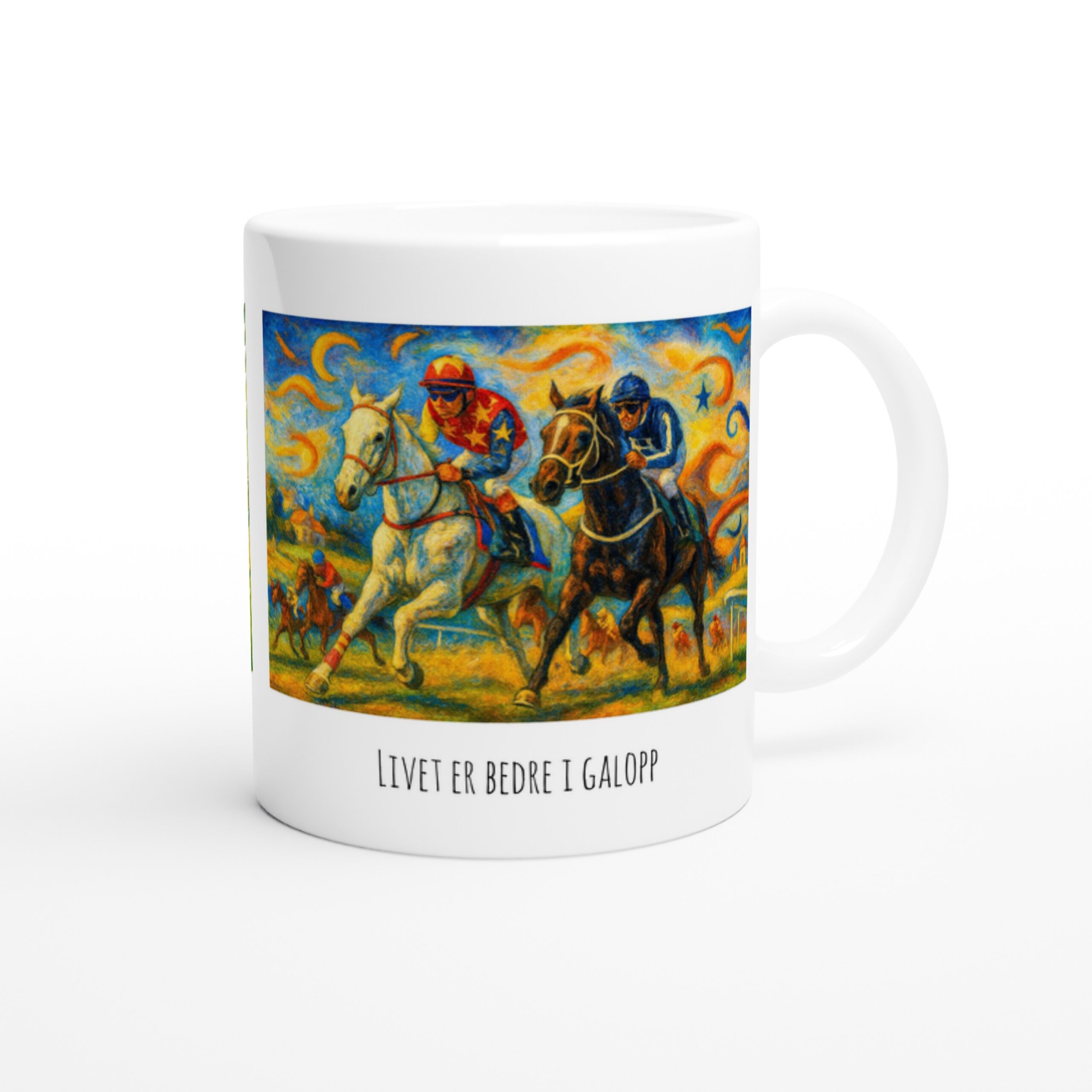 Klassisk keramisk krus med bilde (325ml) - Surrealistisk drøm I - Bilde 4