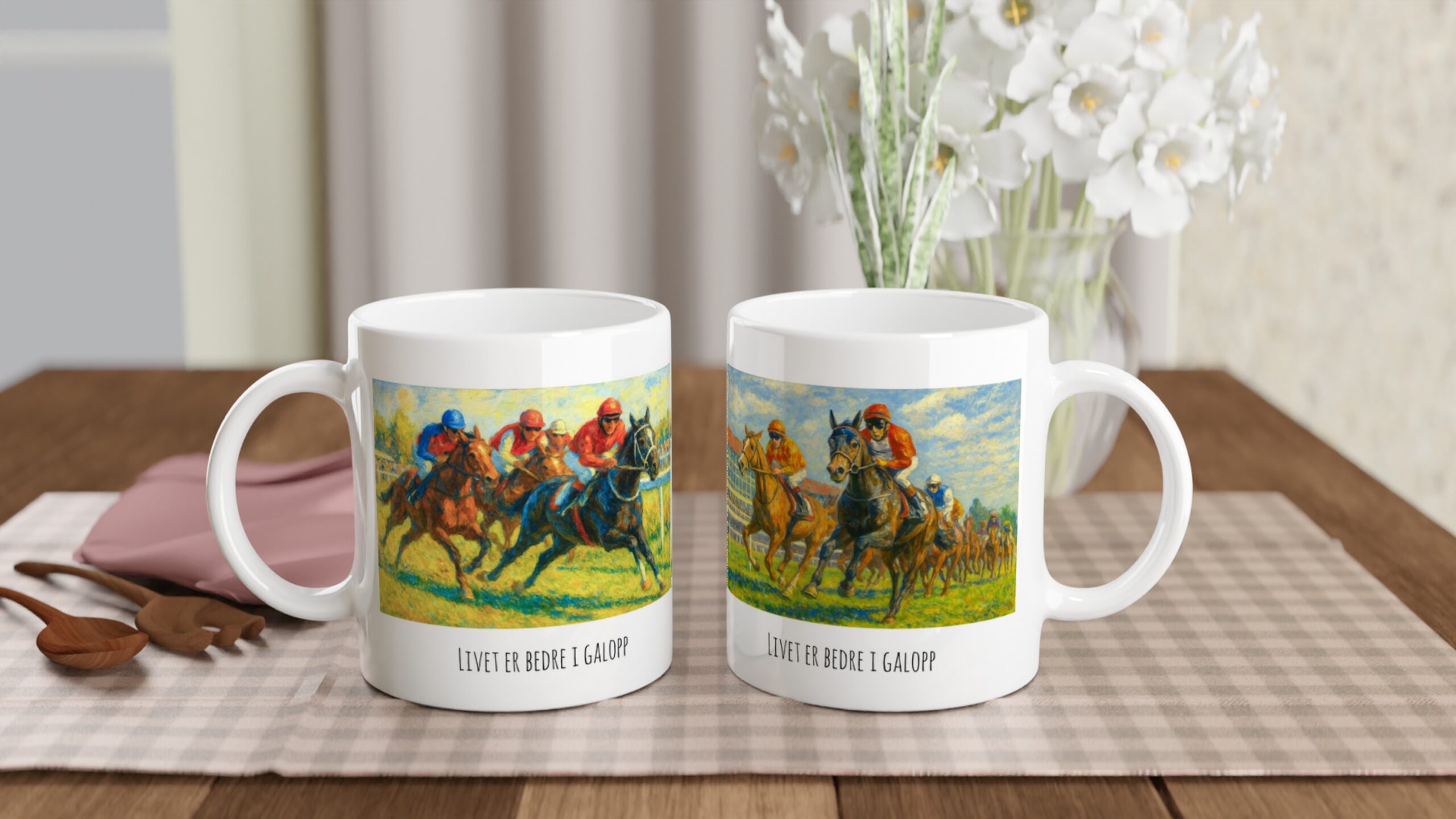 Klassisk keramisk krus med bilde (325ml) - Impresjonisme I - Bilde 6