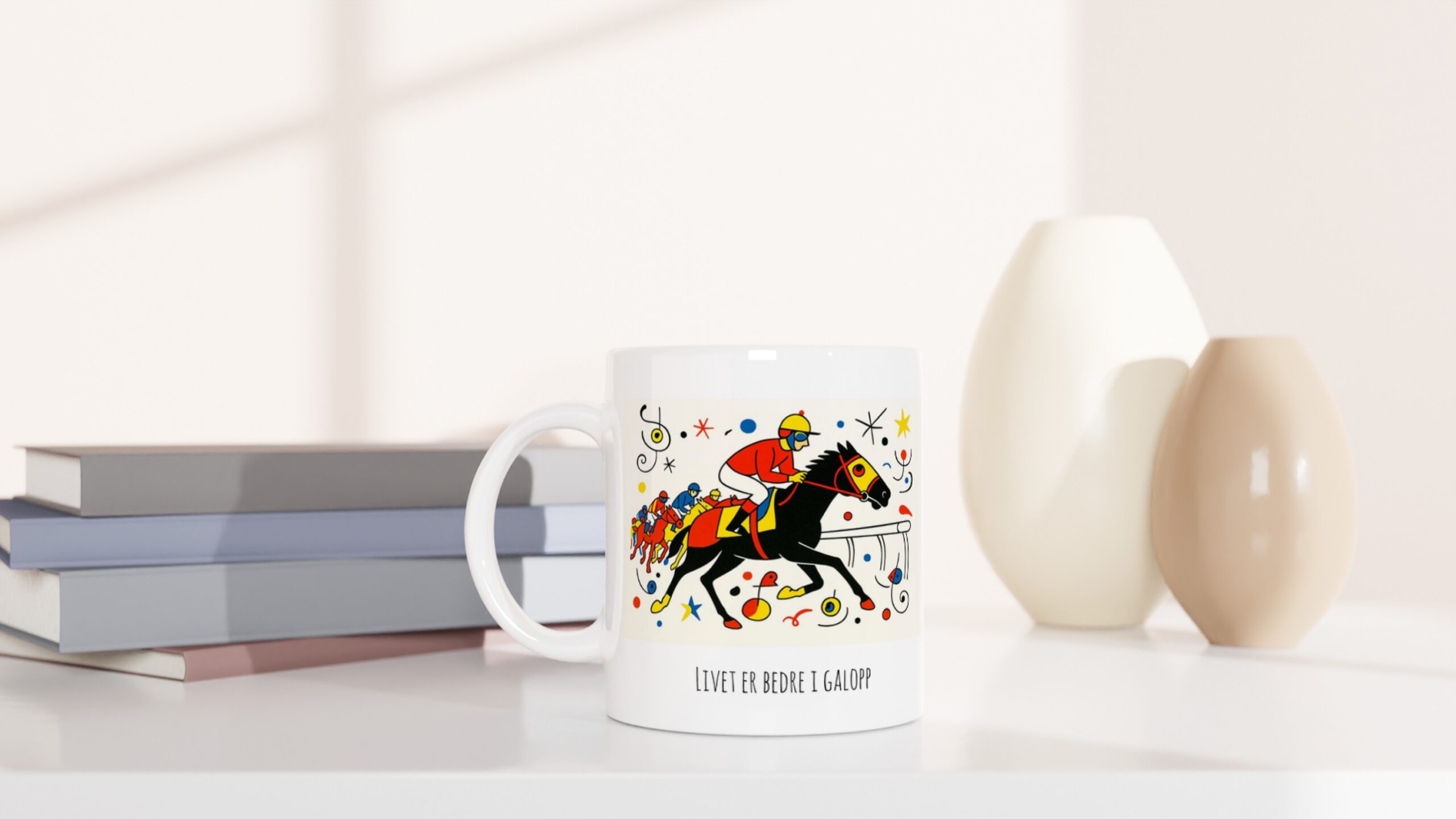 Klassisk keramisk krus med bilde (325ml) - Biomorf II - Bilde 7