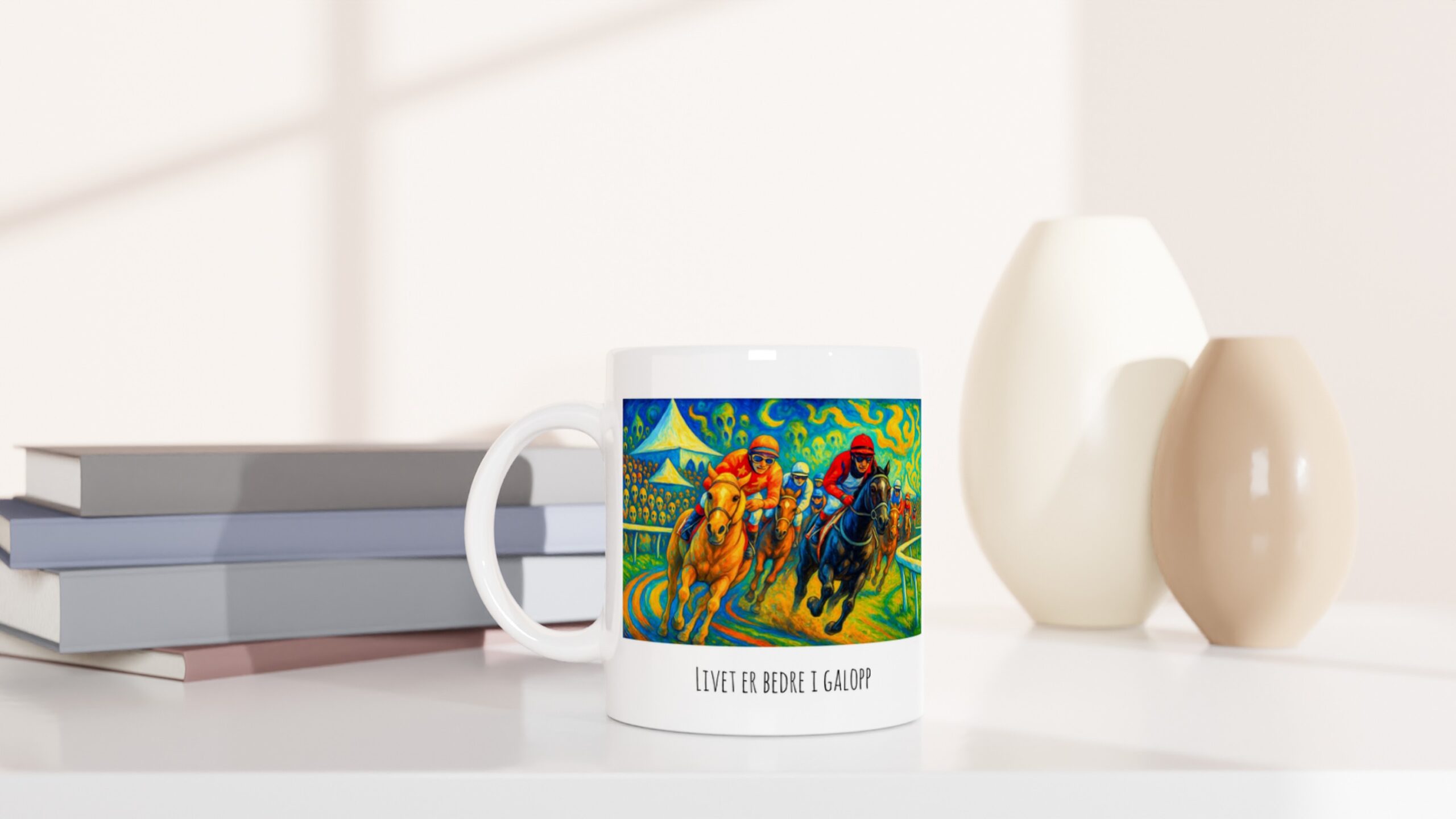 Klassisk keramisk krus med bilde (325ml) - Surrealistisk drøm II - Bilde 7